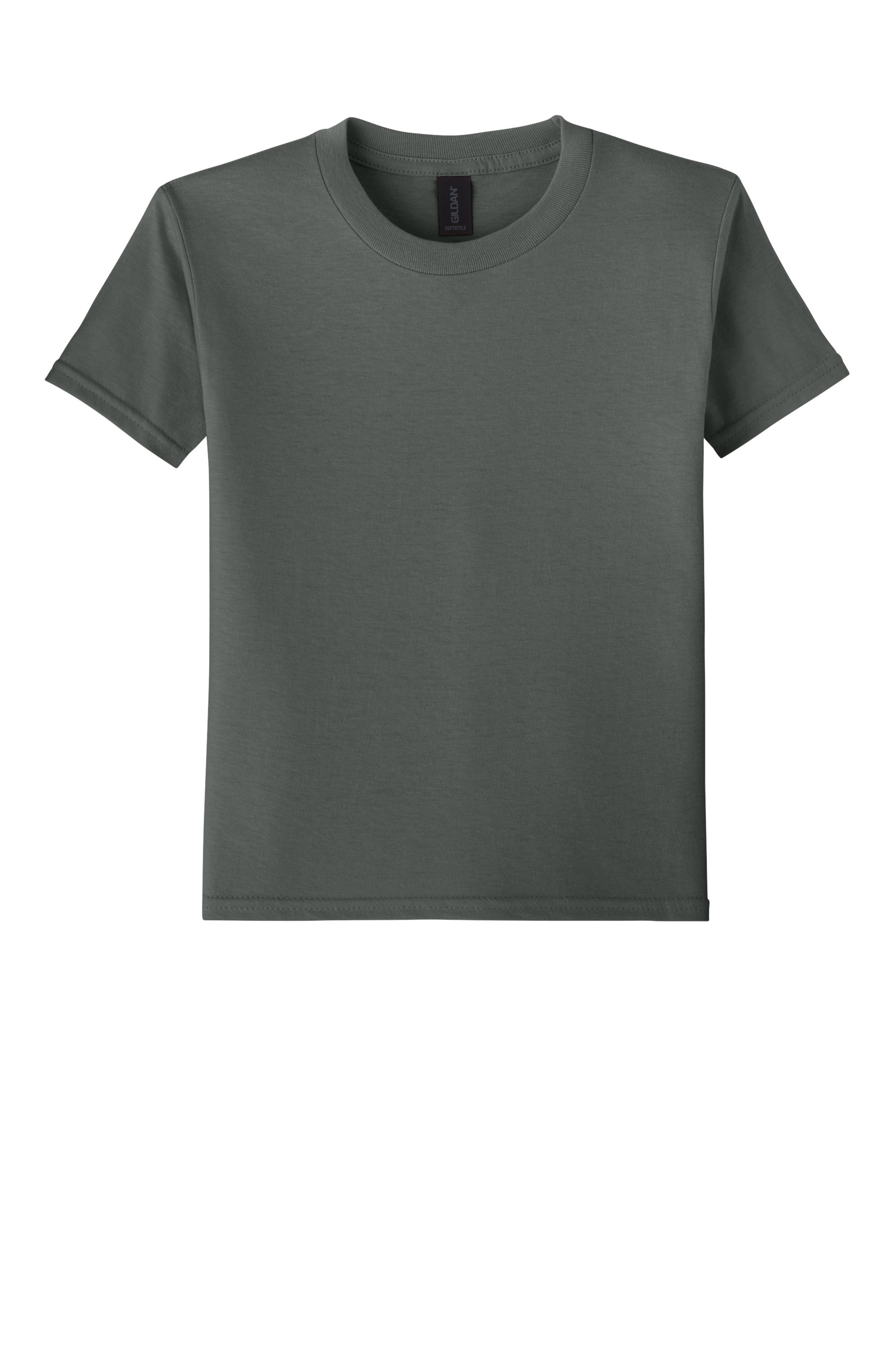 Gildan 64000B Youth Softstyle T-Shirt – Charcoal, 1-3 pieces, Blank