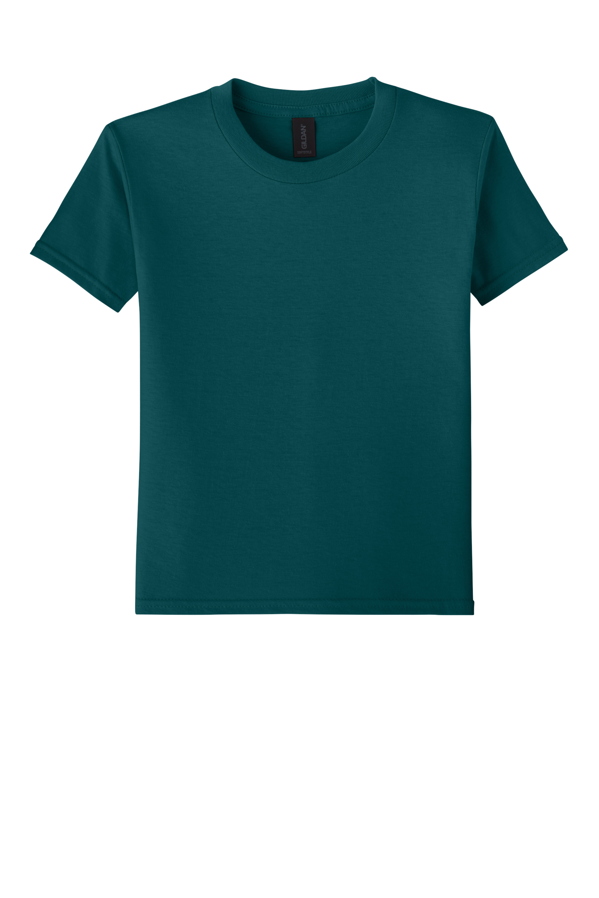 Gildan 64000B Youth Softstyle T-Shirt – Fan Marine Green, 24-47 pieces, Blank