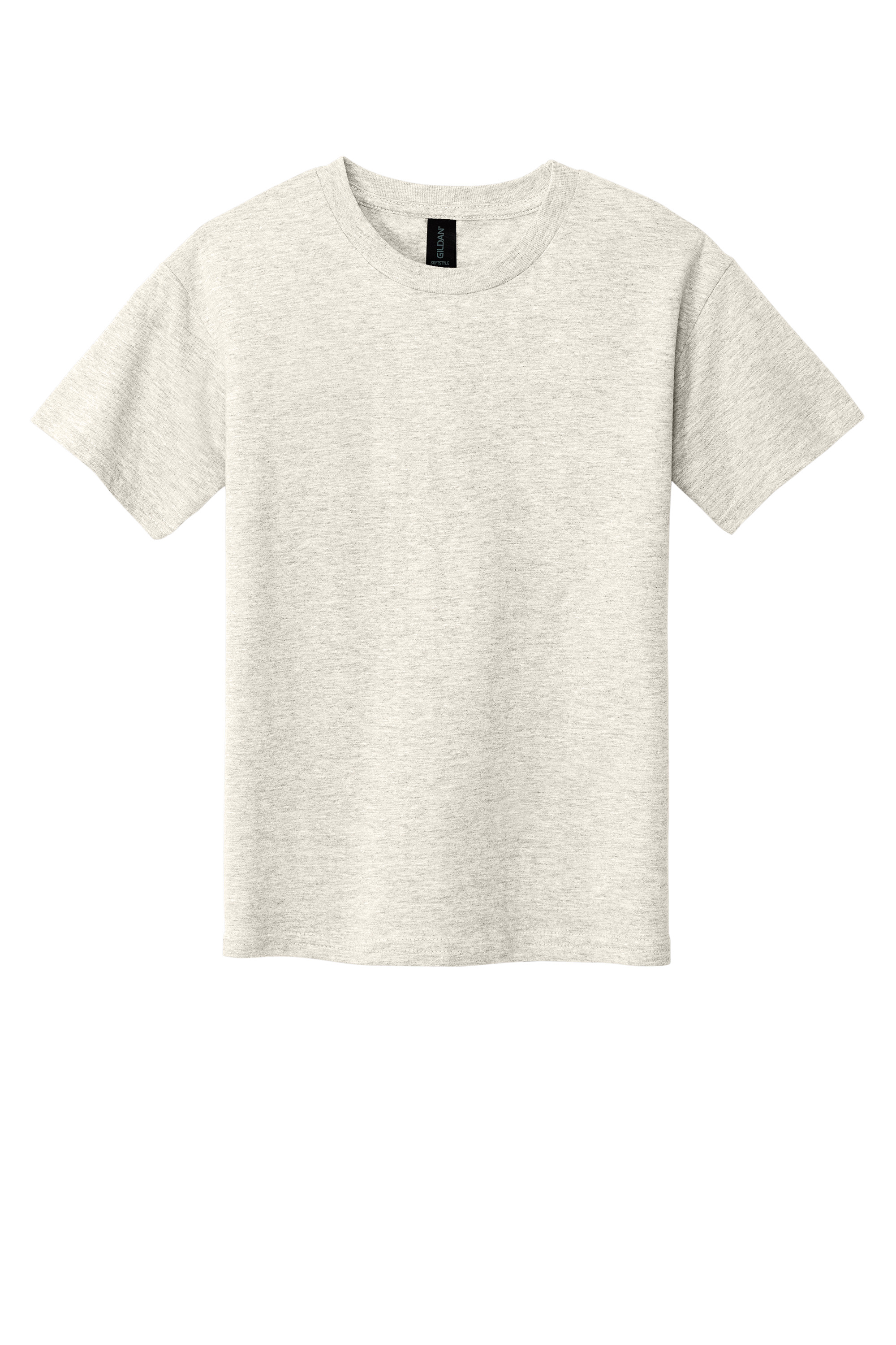 Gildan 64000B Youth Softstyle T-Shirt – Heather Oatmeal, 4-8 pieces, Blank