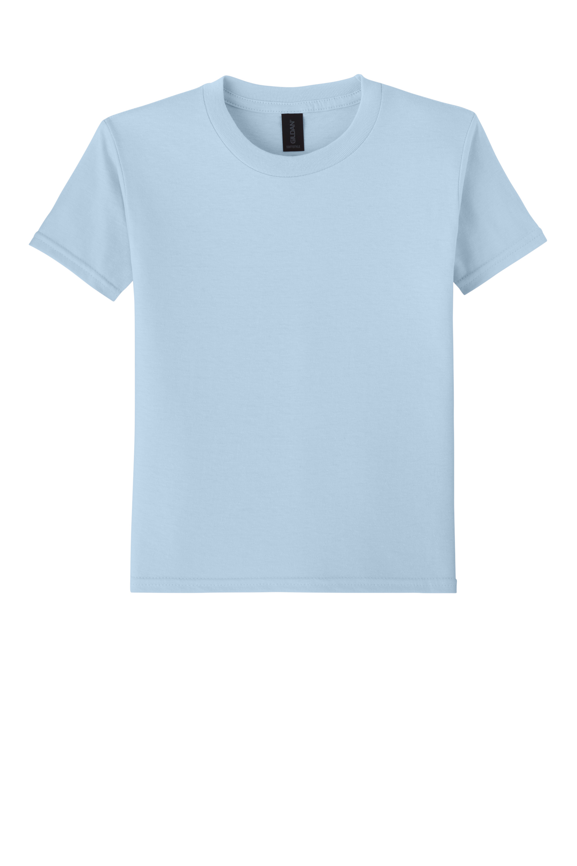 Gildan 64000B Youth Softstyle T-Shirt – Light Blue, 21-23 pieces, Blank
