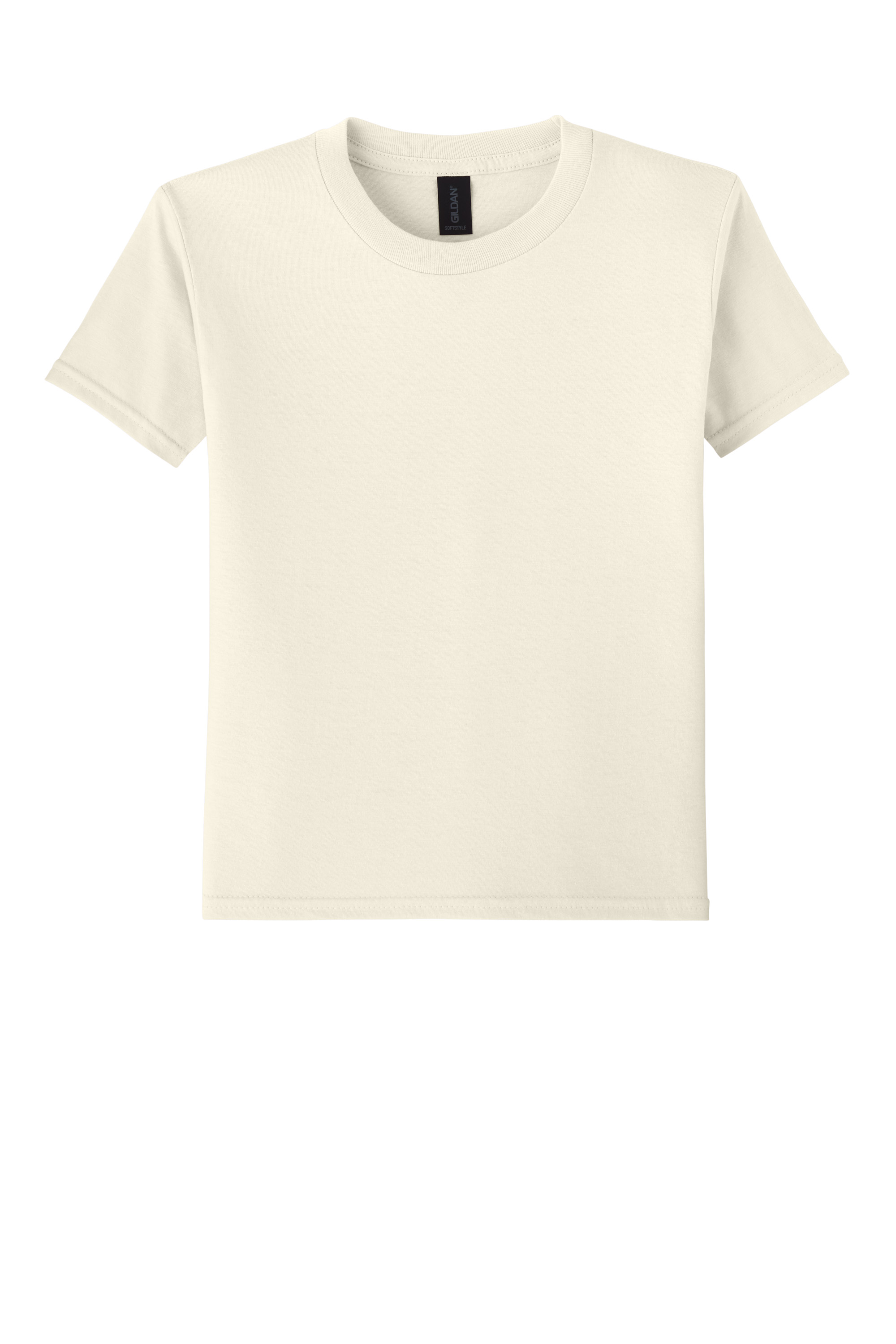 Gildan 64000B Youth Softstyle T-Shirt – Natural, 16-20 pieces, Blank