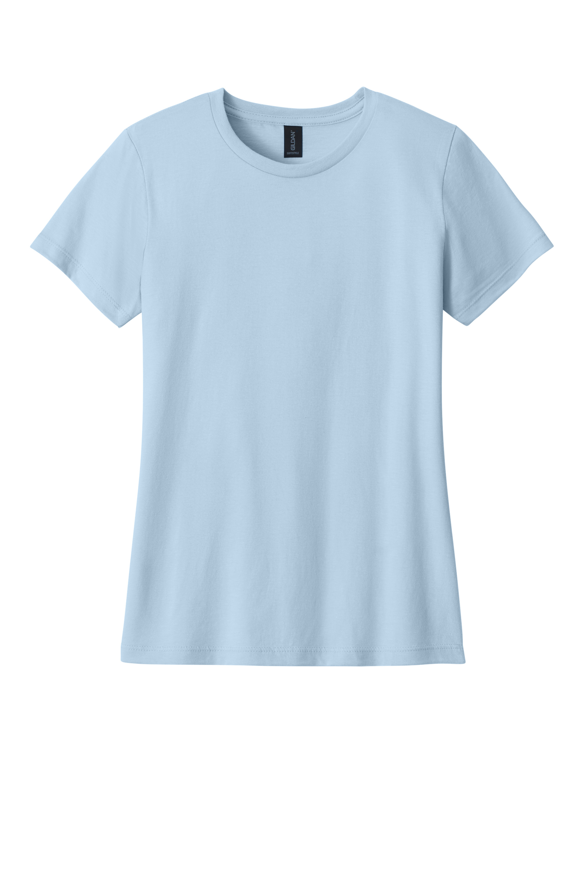 Gildan 64000 Softstyle T-Shirt – Light Blue, Custom Qty, Blank