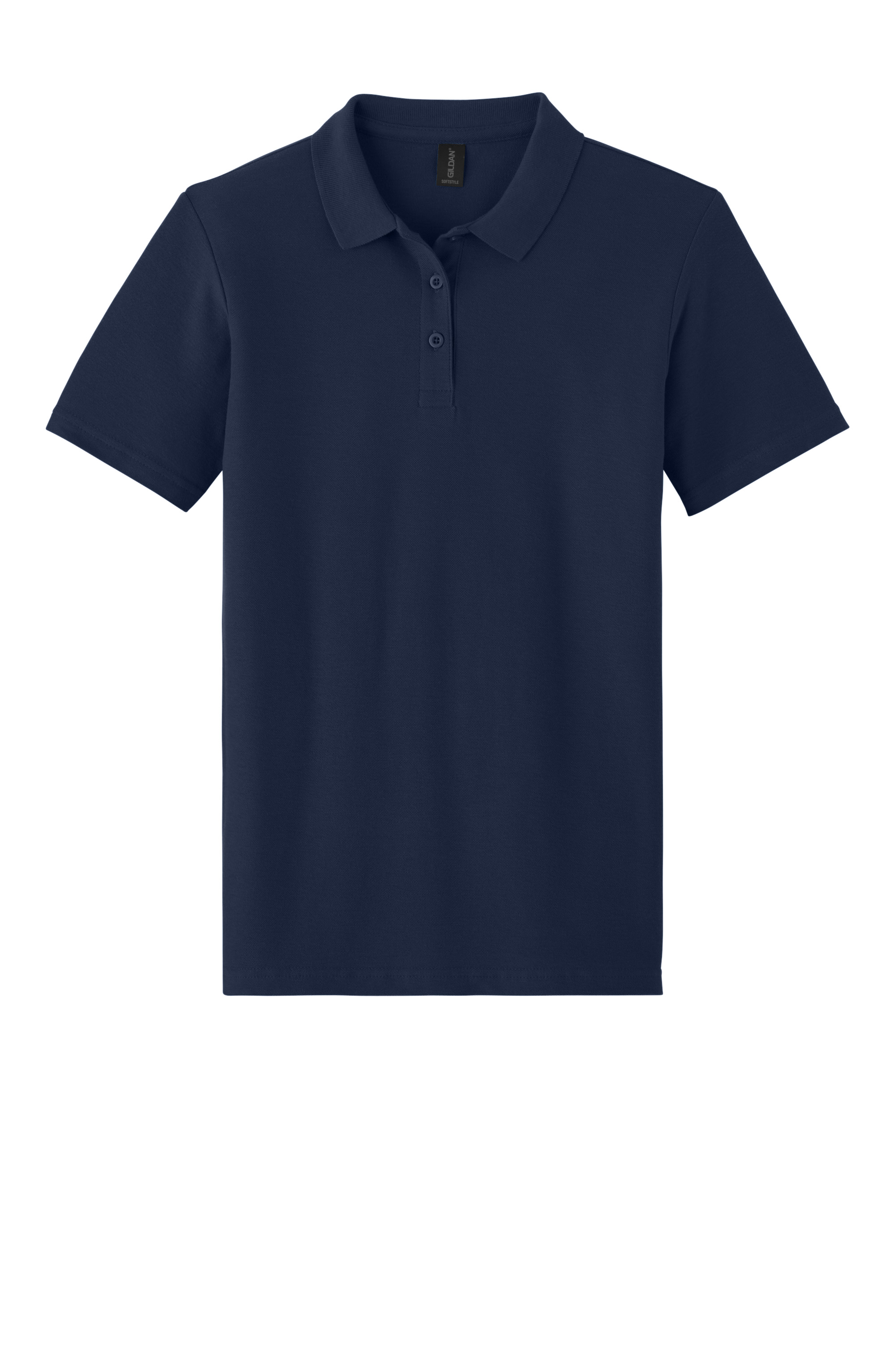 Gildan G64800L Softstyle Women's Piqué Polo – Navy, 21-23 pieces, Front Print