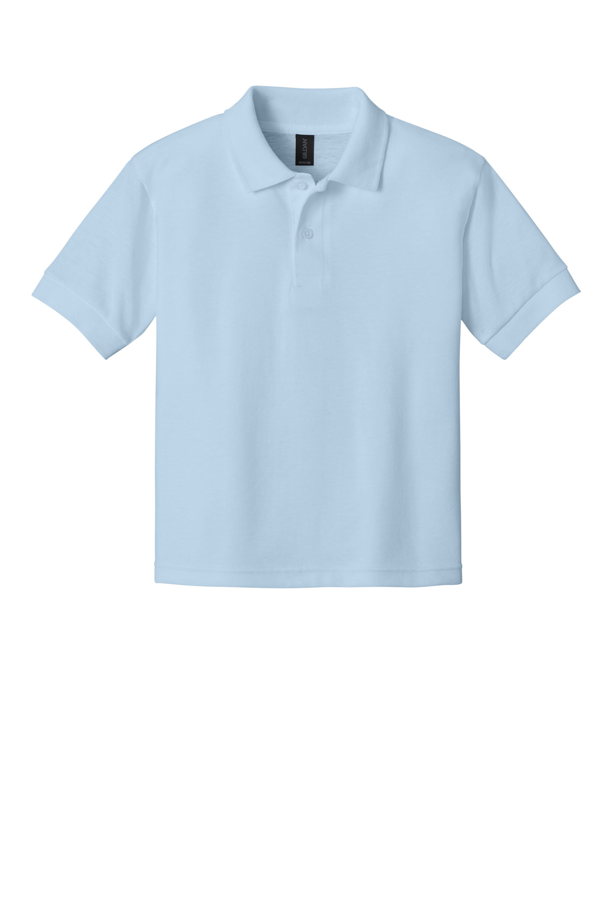 Gildan G8800B Youth DryBlend Jersey Polo – Light Blue, 24-47 pieces, Blank