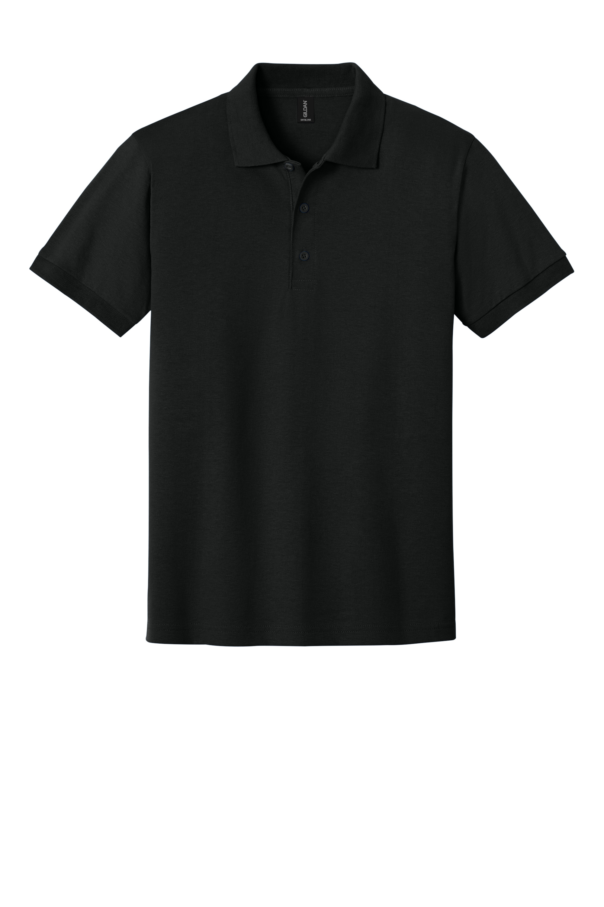 Gildan G8800 DryBlend Jersey Polo – Black, 13-15 pieces, Blank