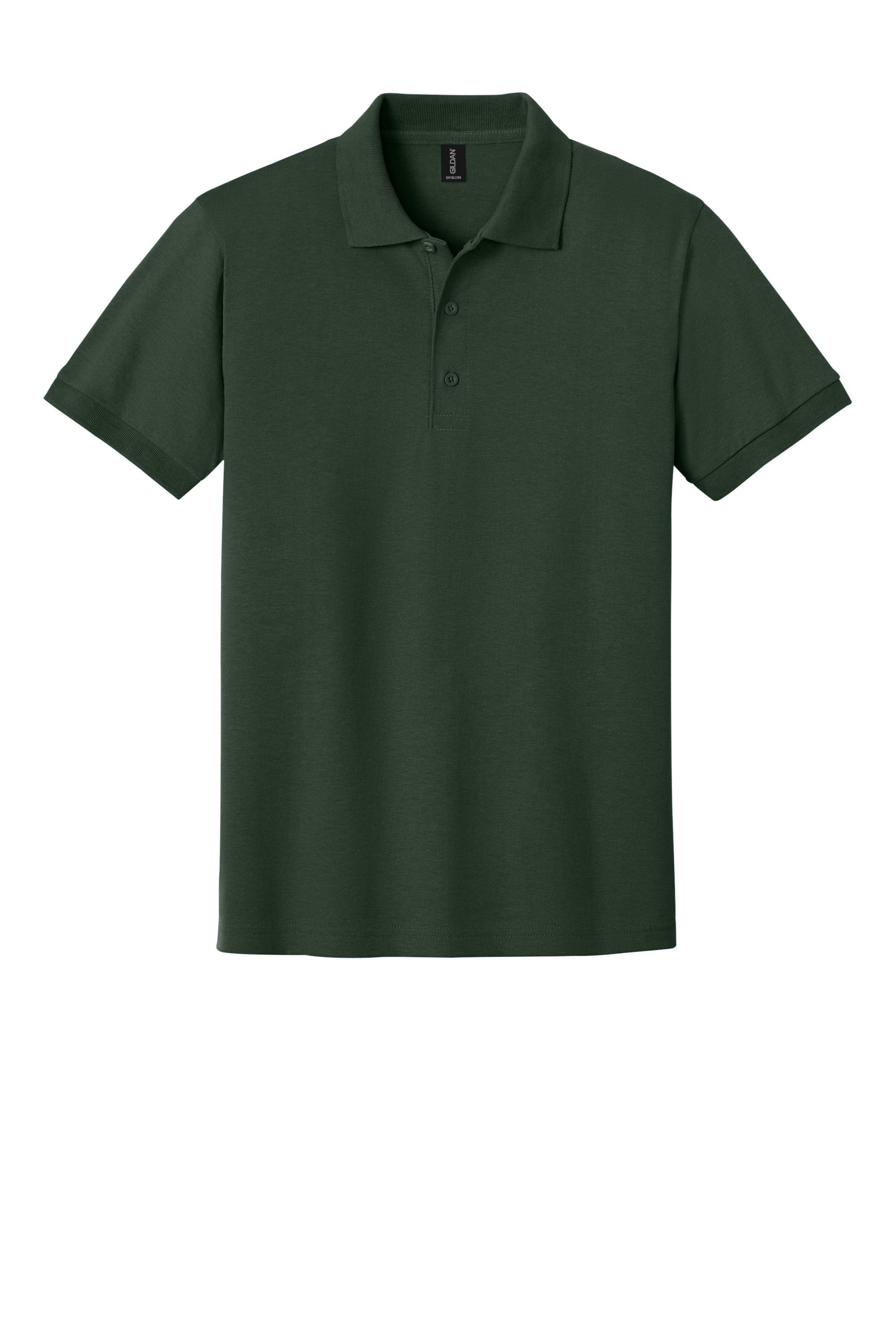 Gildan G8800 DryBlend Jersey Polo – Forest Green, Custom Qty, Blank