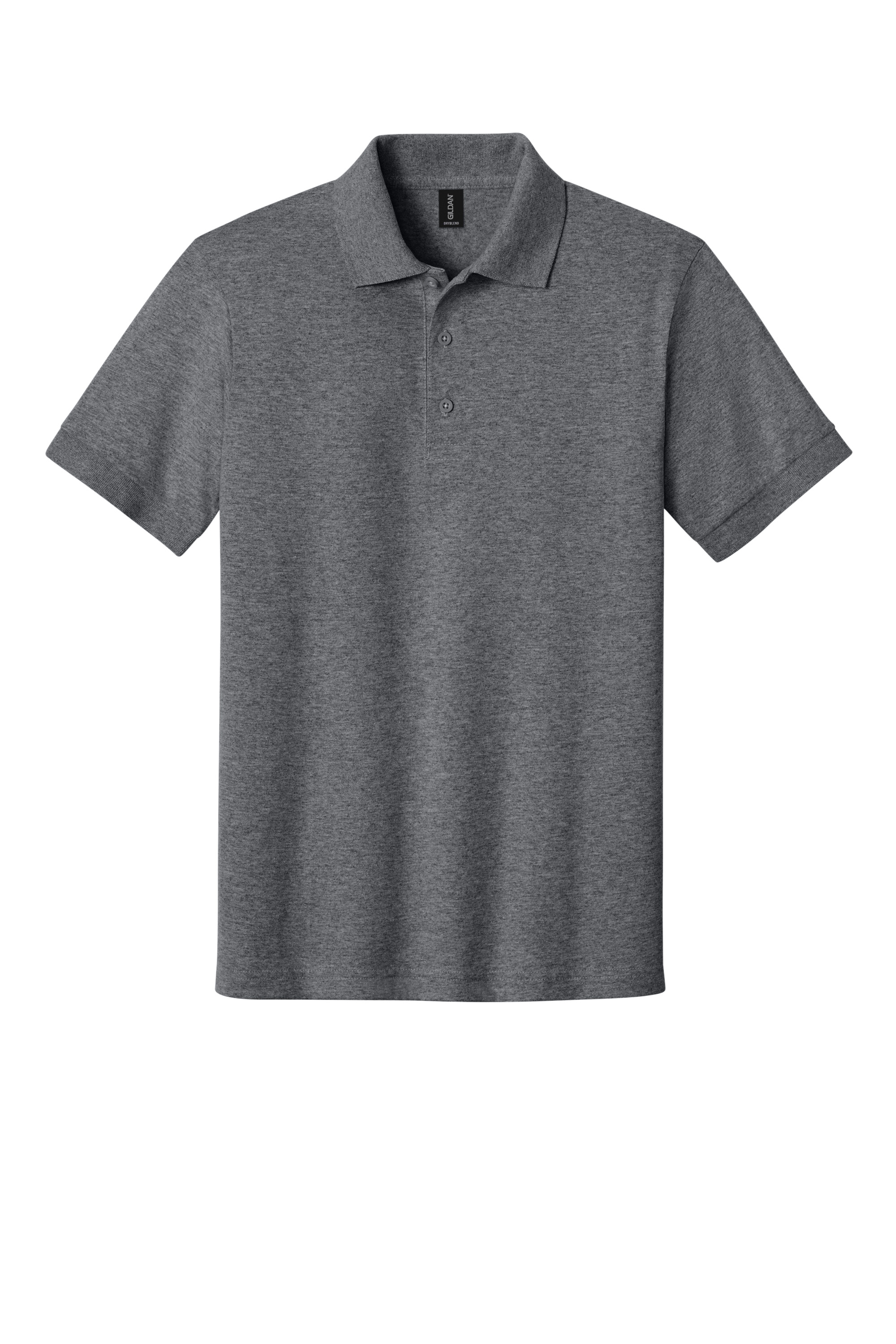 Gildan G8800 DryBlend Jersey Polo – Graphite Heather, 48-99 pieces, Blank