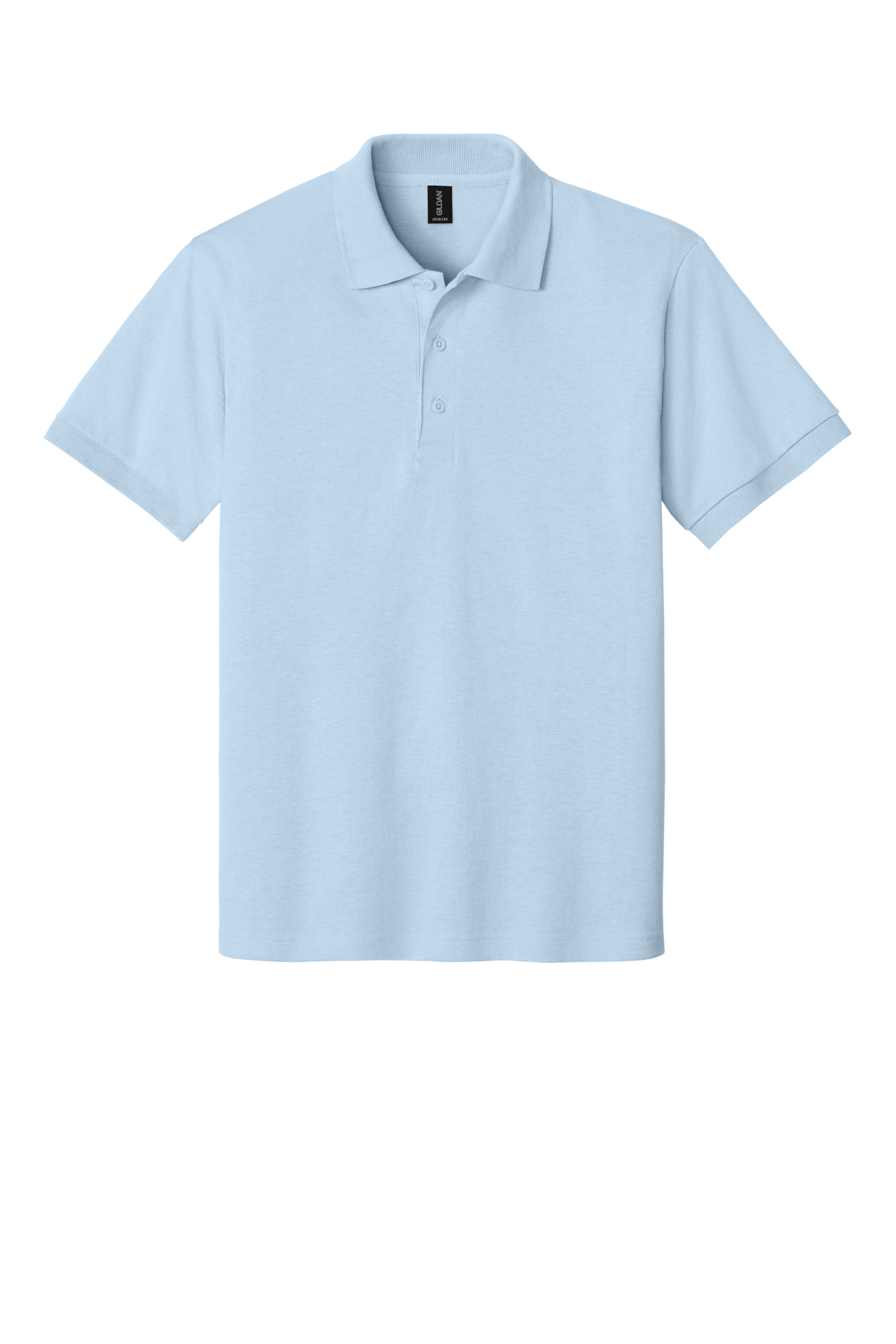 Gildan G8800 DryBlend Jersey Polo – Light Blue, 4-8 pieces, Blank