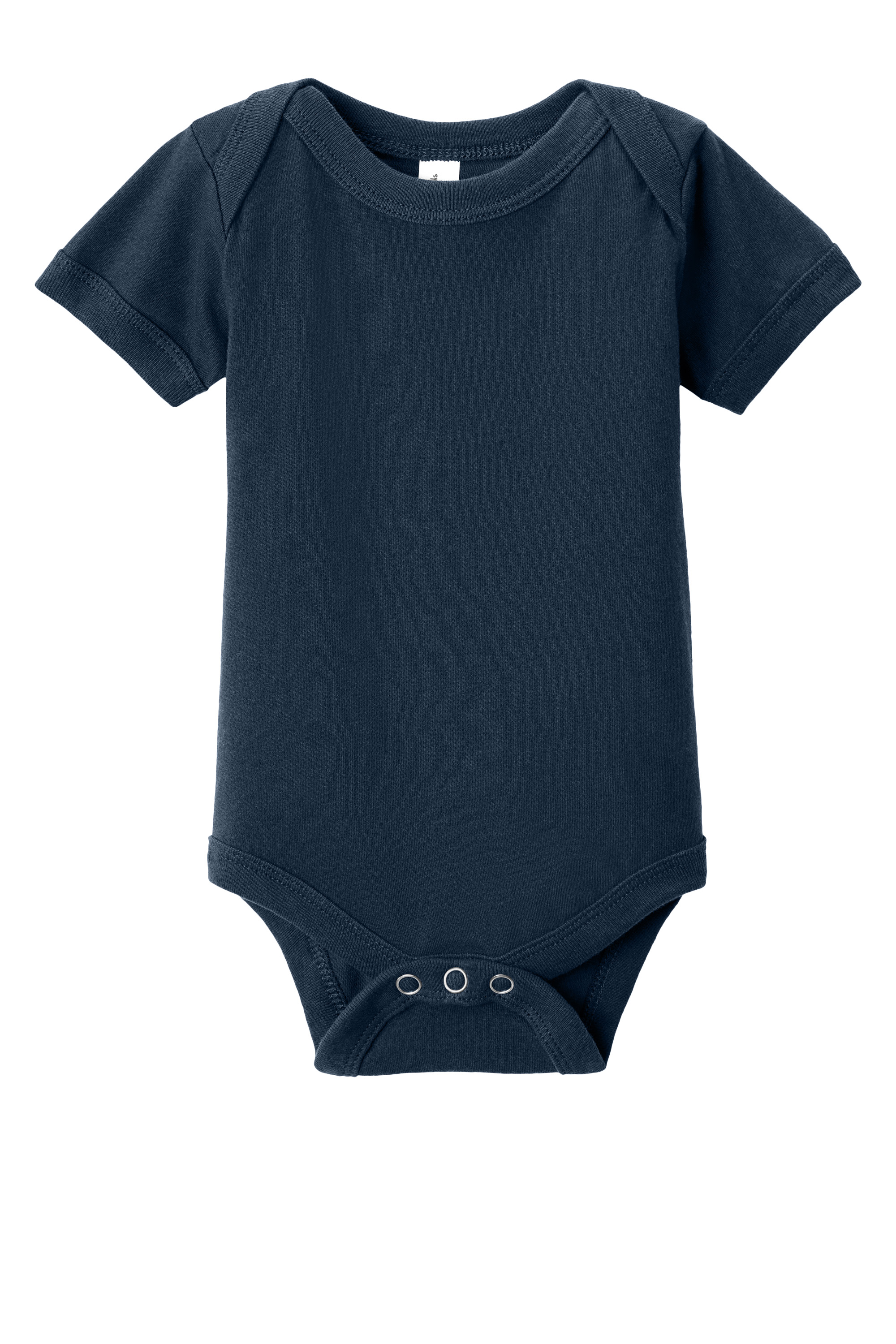 Bella+Canvas BC100B Infant Jersey Short Sleeve One Piece – Navy, 9-12 pieces, Blank
