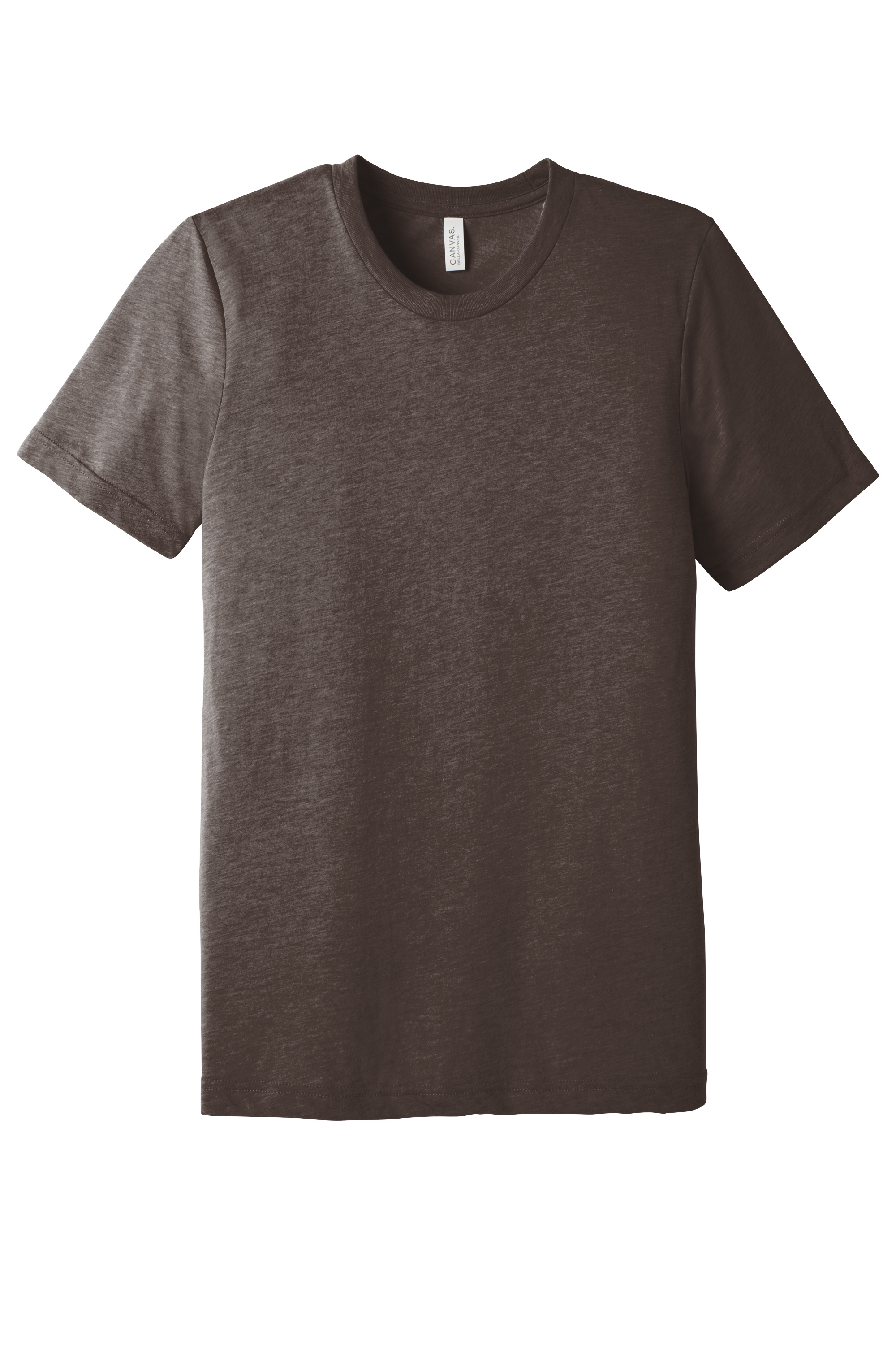Bella+Canvas BC3413 Unisex Triblend Short Sleeve Tee – Brown Triblend, 4-8 pieces, Blank
