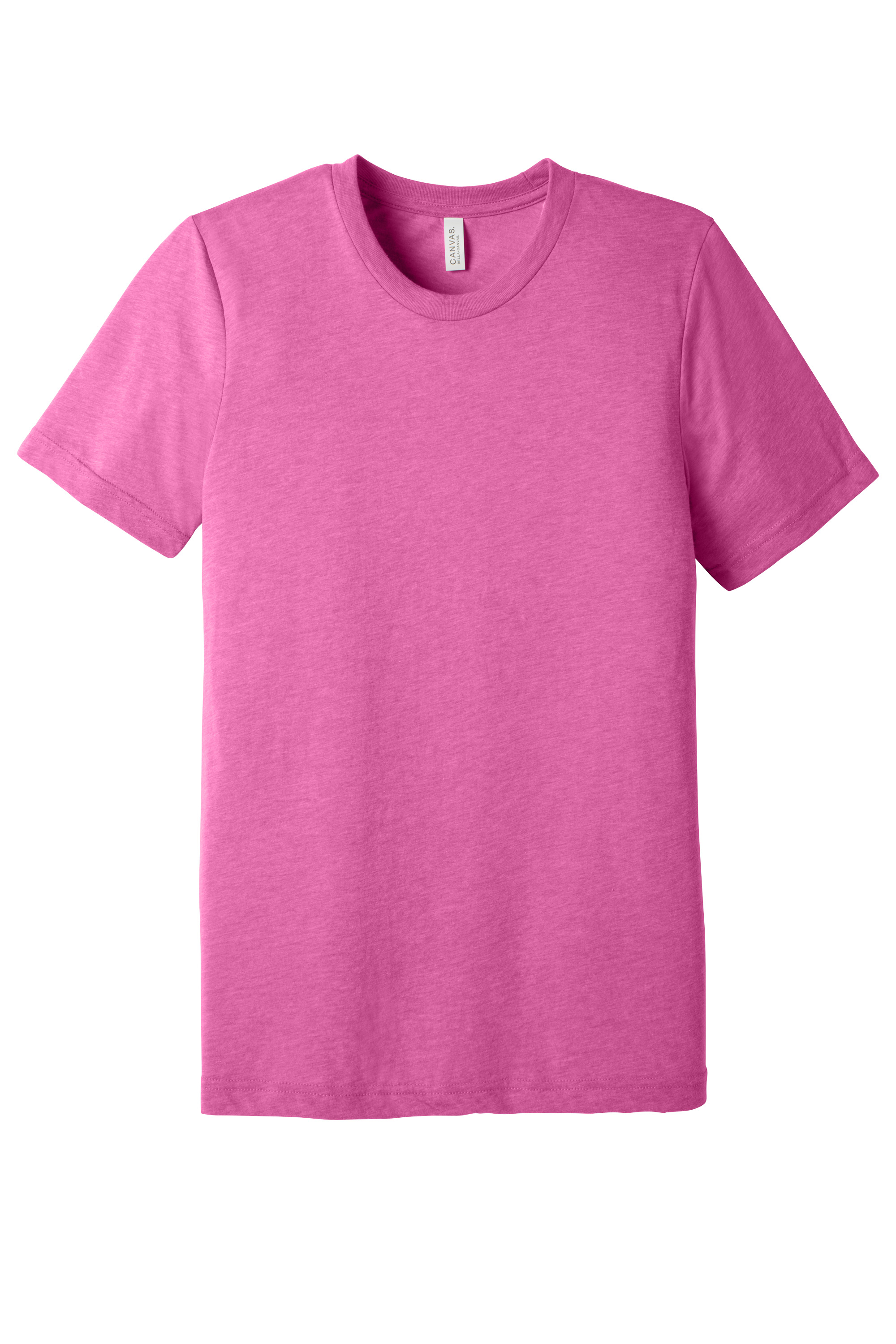 Bella+Canvas BC3413 Unisex Triblend Short Sleeve Tee – Charity Pink Triblend, 100+ pieces, Blank