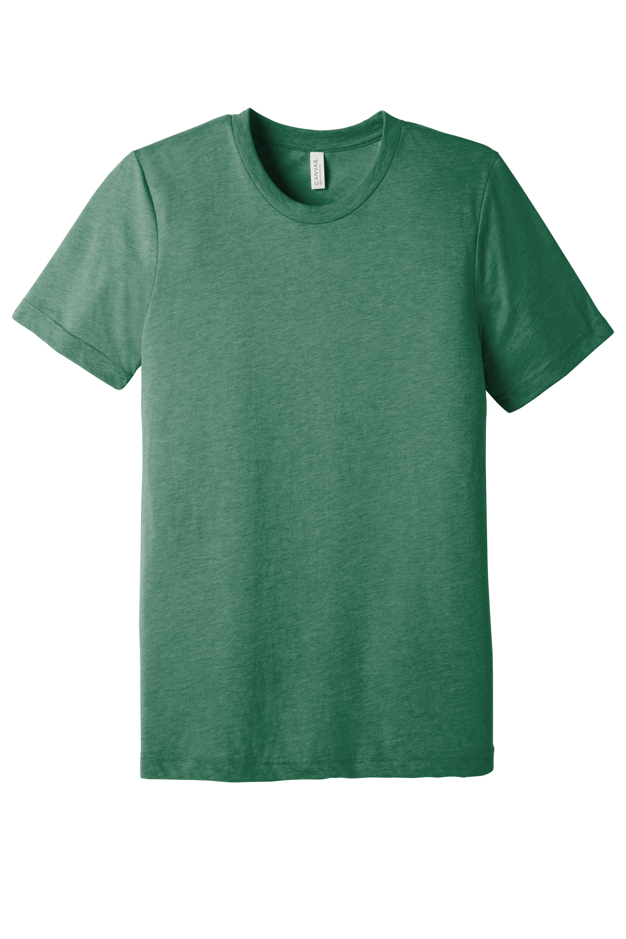 Bella+Canvas BC3413 Unisex Triblend Short Sleeve Tee – Grass Green Triblend, 13-15 pieces, Blank