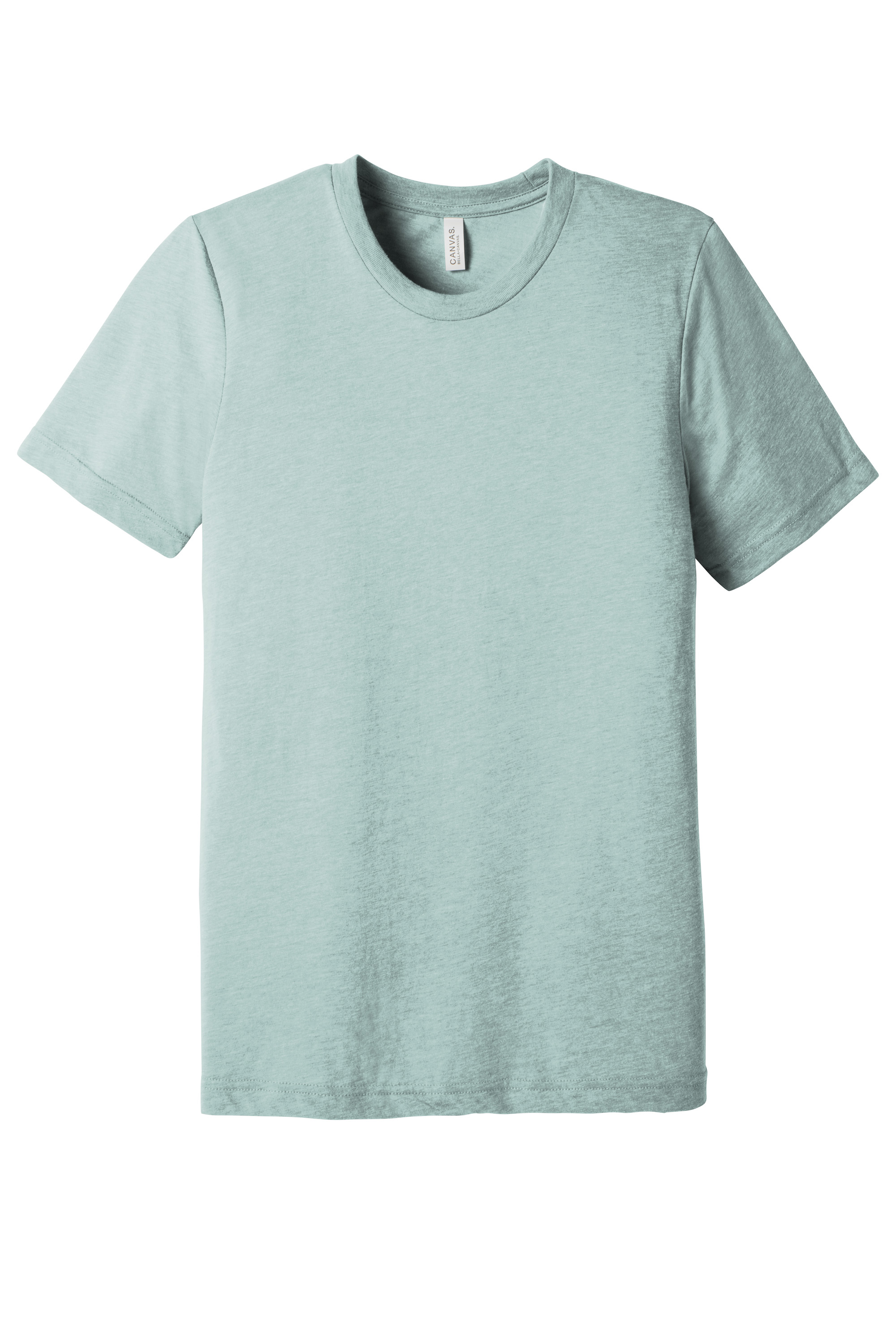 Bella+Canvas BC3413 Unisex Triblend Short Sleeve Tee – Dusty Blue Triblend, 4-8 pieces, Blank