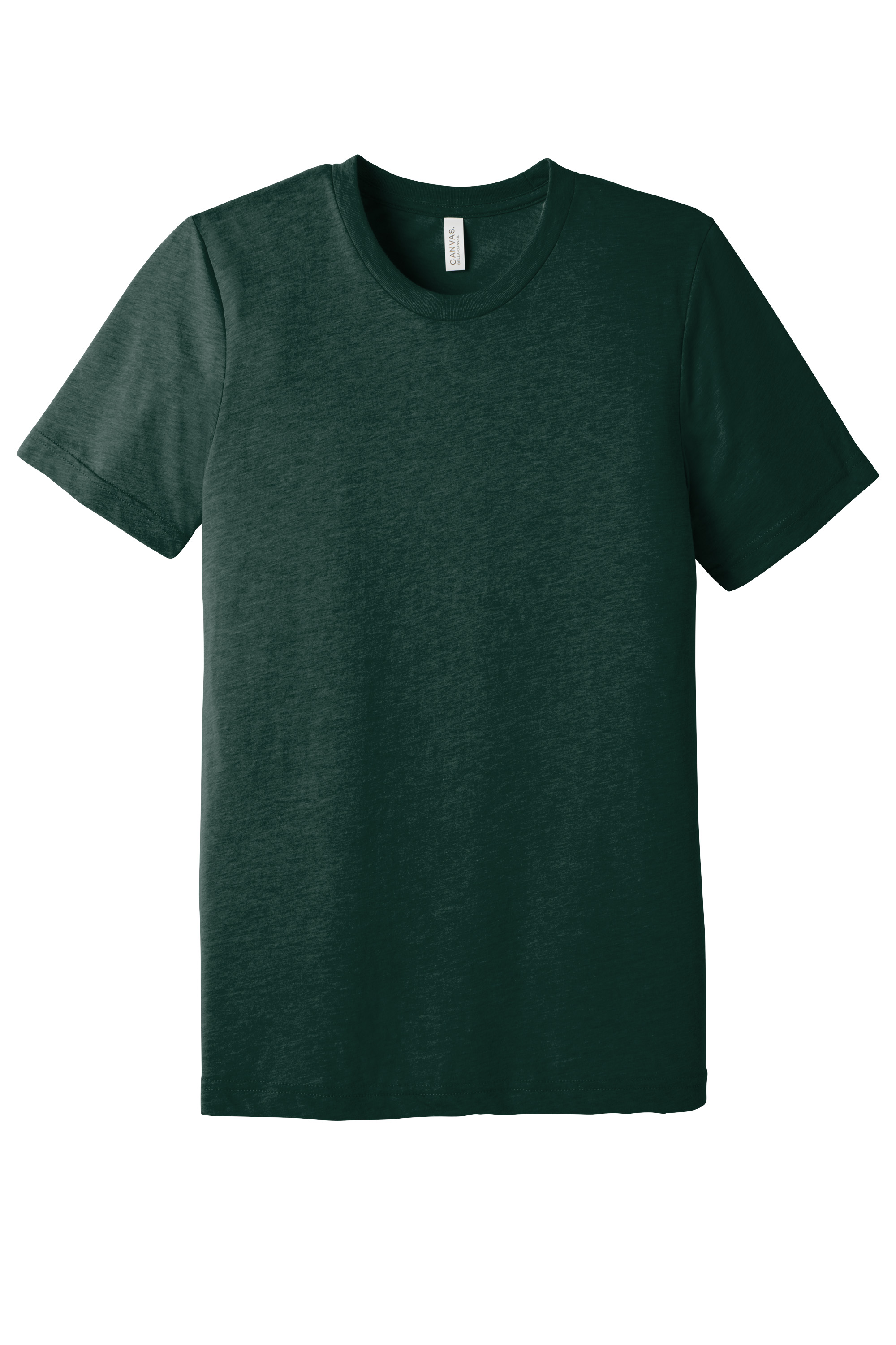 Bella+Canvas BC3413 Unisex Triblend Short Sleeve Tee – Emerald Triblend, 24-47 pieces, Blank