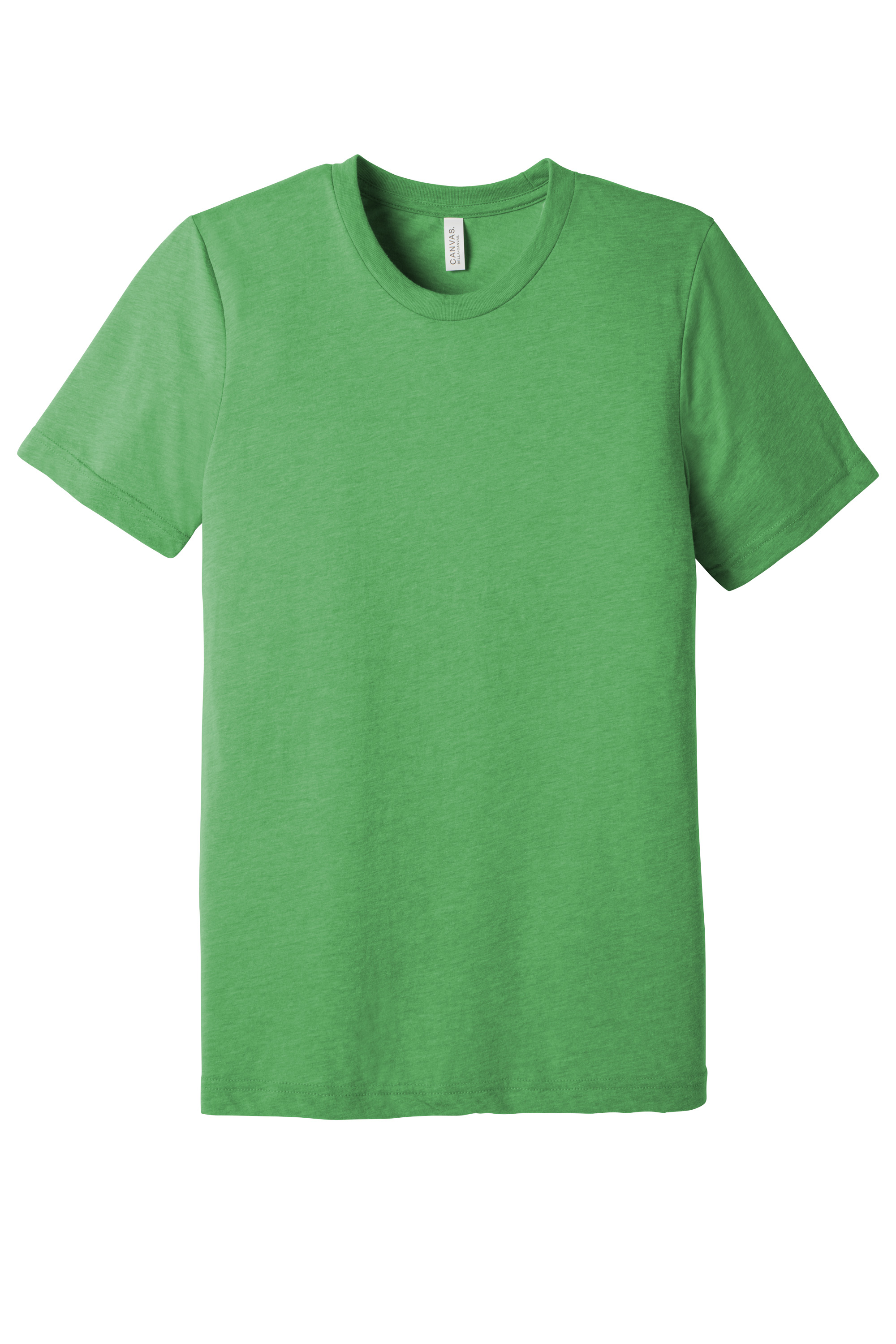 Bella+Canvas BC3413 Unisex Triblend Short Sleeve Tee – Green Triblend, 13-15 pieces, Blank
