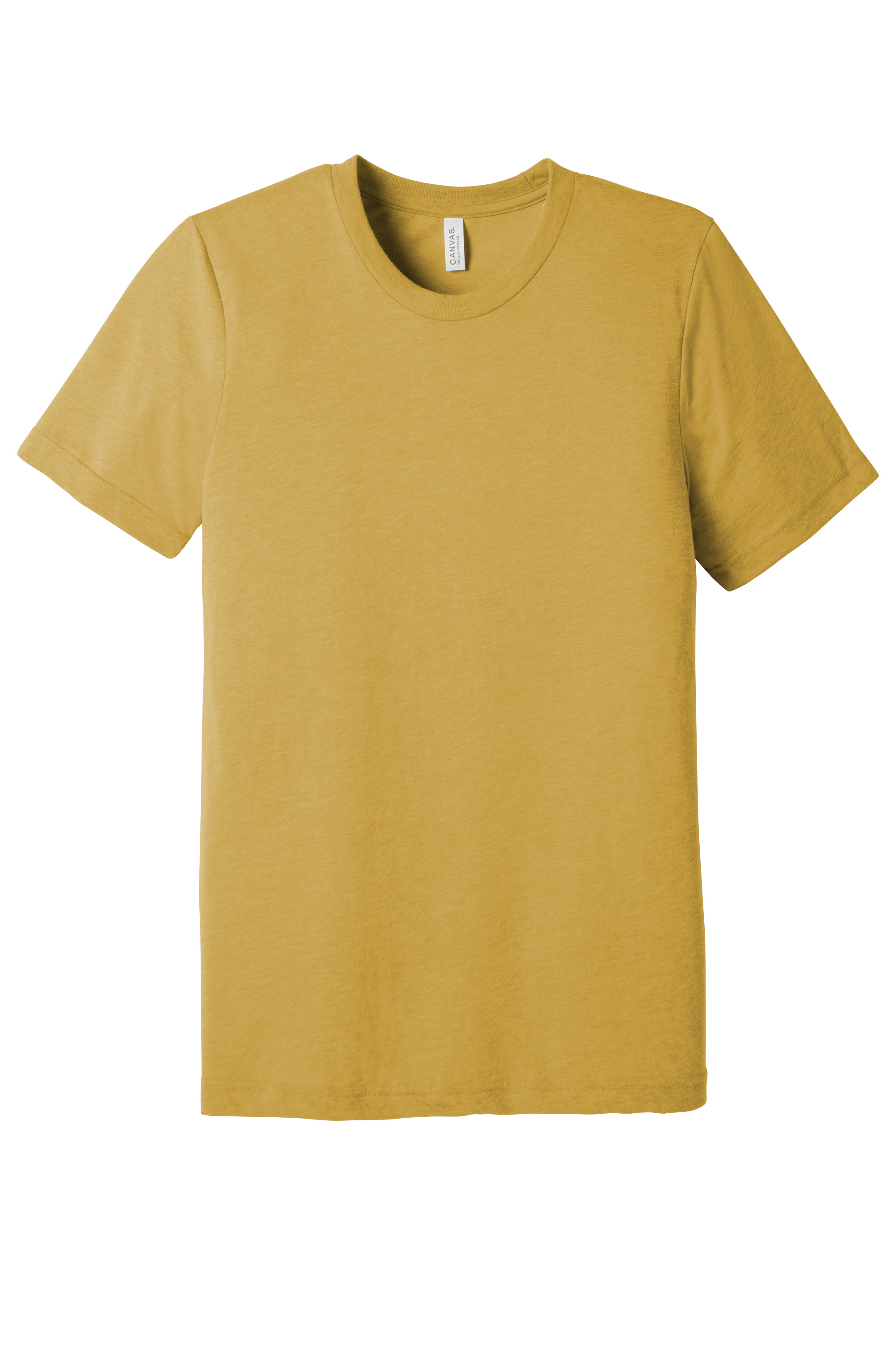 Bella+Canvas BC3413 Unisex Triblend Short Sleeve Tee – Mustard Triblend, 21-23 pieces, Blank