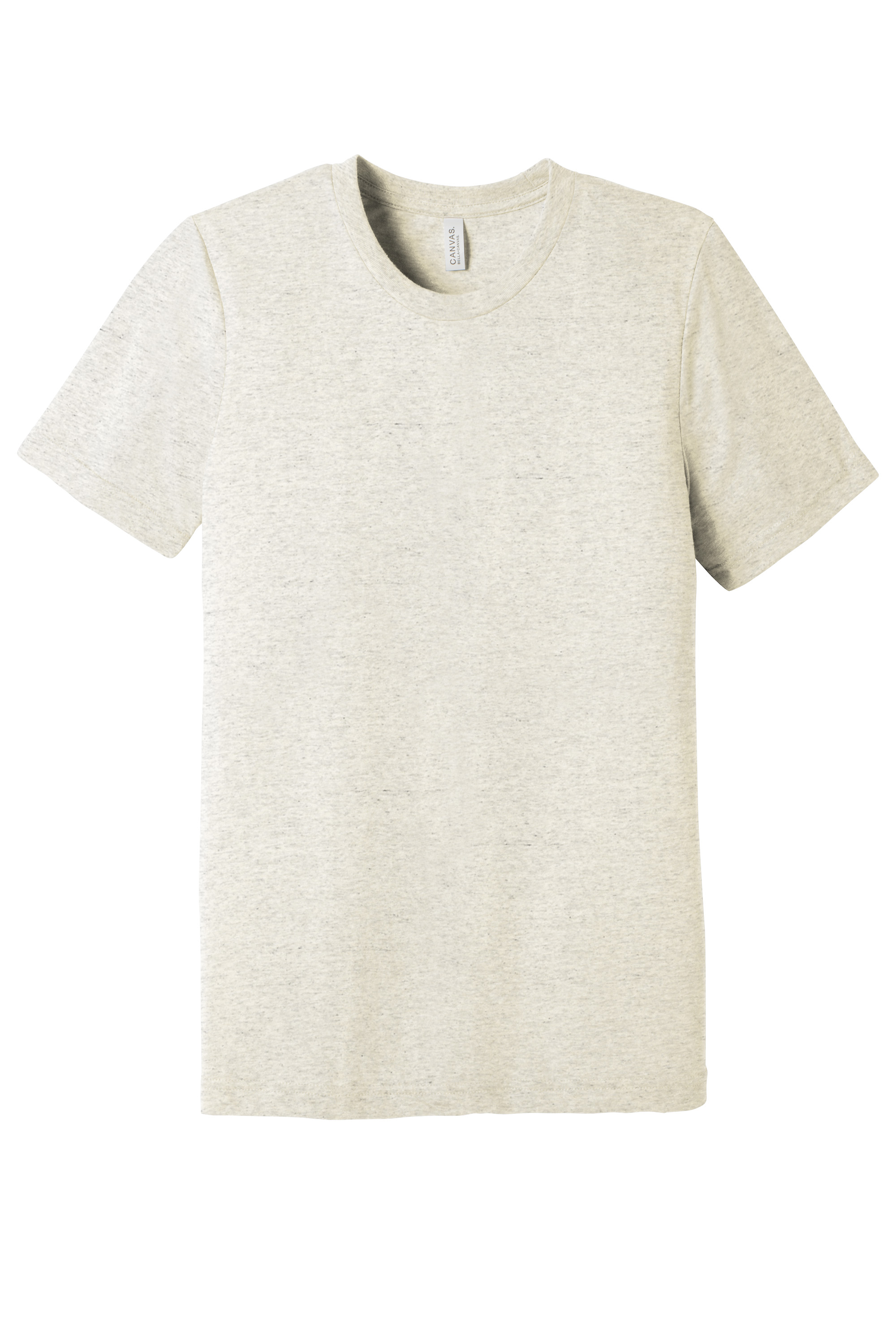 Bella+Canvas BC3413 Unisex Triblend Short Sleeve Tee – Oatmeal Triblend, 16-20 pieces, Blank