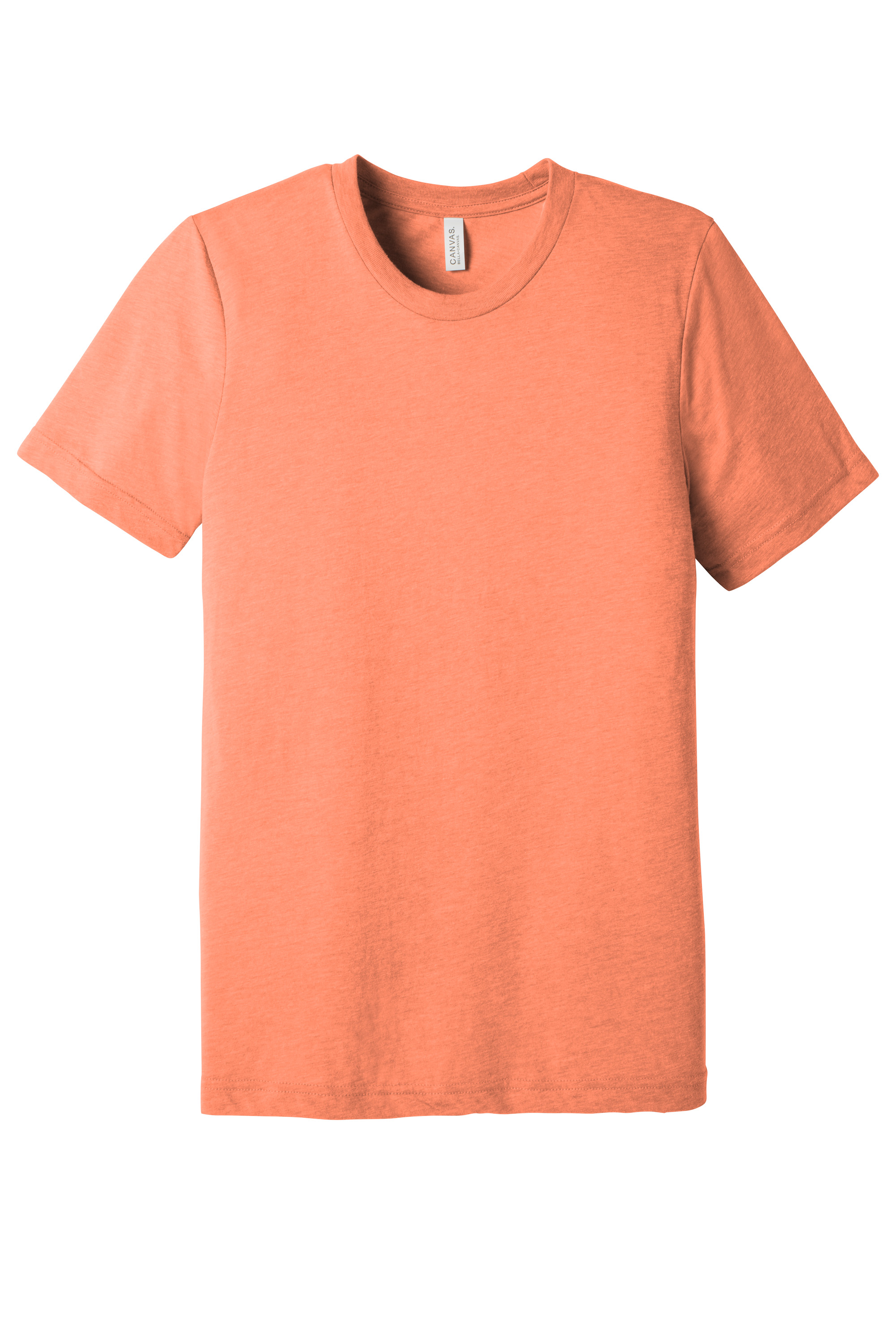 Bella+Canvas BC3413 Unisex Triblend Short Sleeve Tee – Orange Triblend, 9-12 pieces, Blank