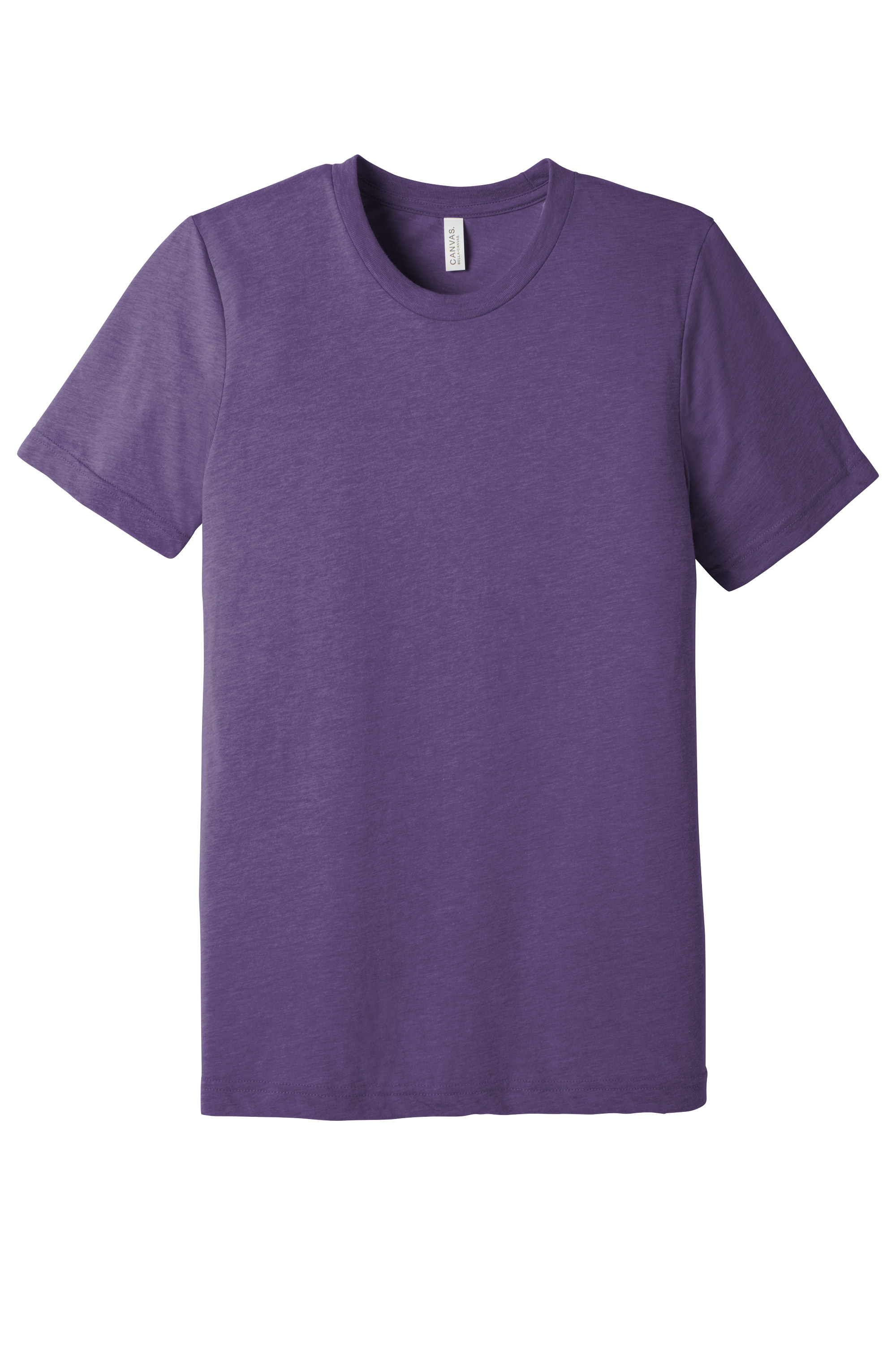 Bella+Canvas BC3413 Unisex Triblend Short Sleeve Tee – Purple Triblend, 24-47 pieces, Blank