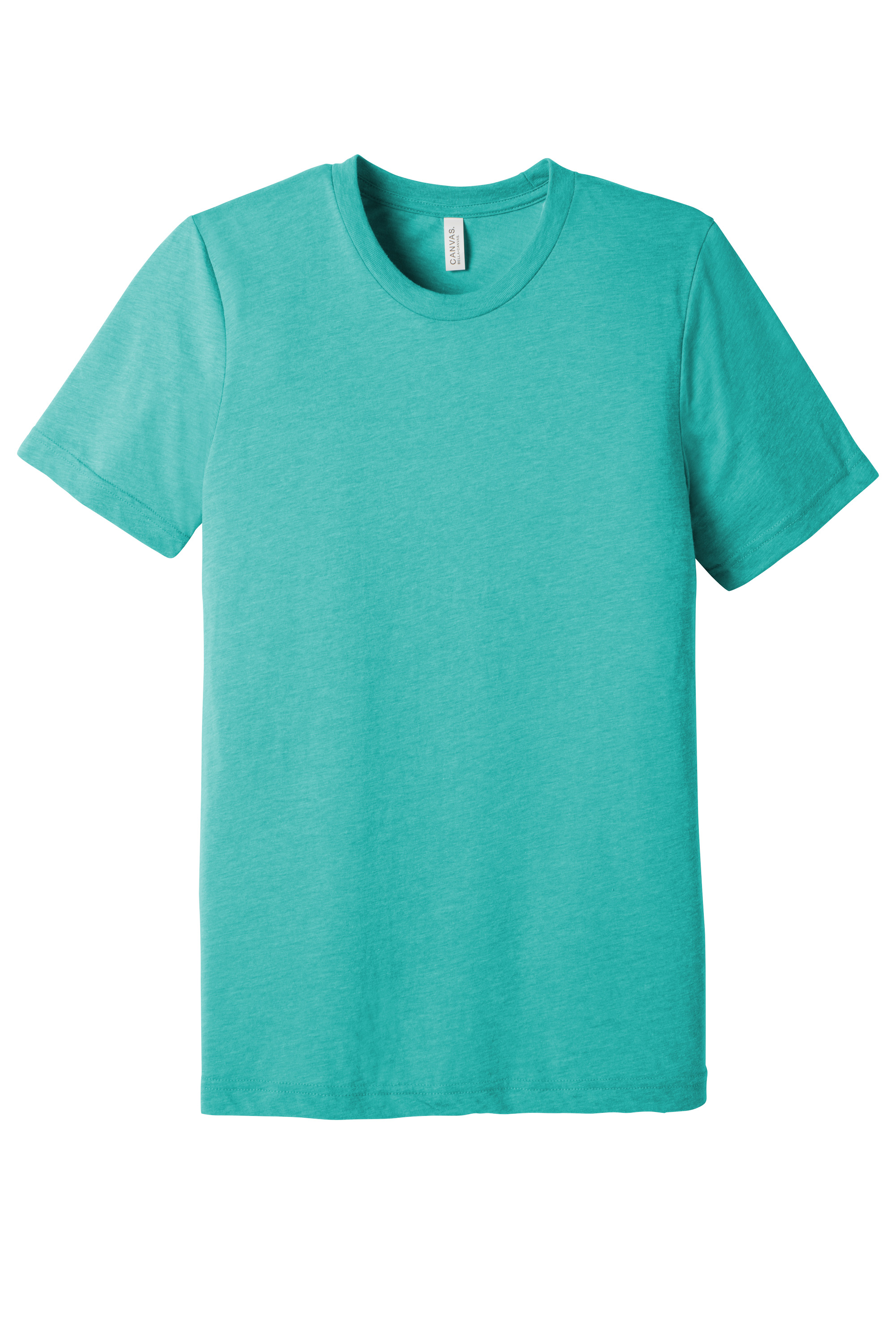 Bella+Canvas BC3413 Unisex Triblend Short Sleeve Tee – Sea Green Triblend, 21-23 pieces, Blank