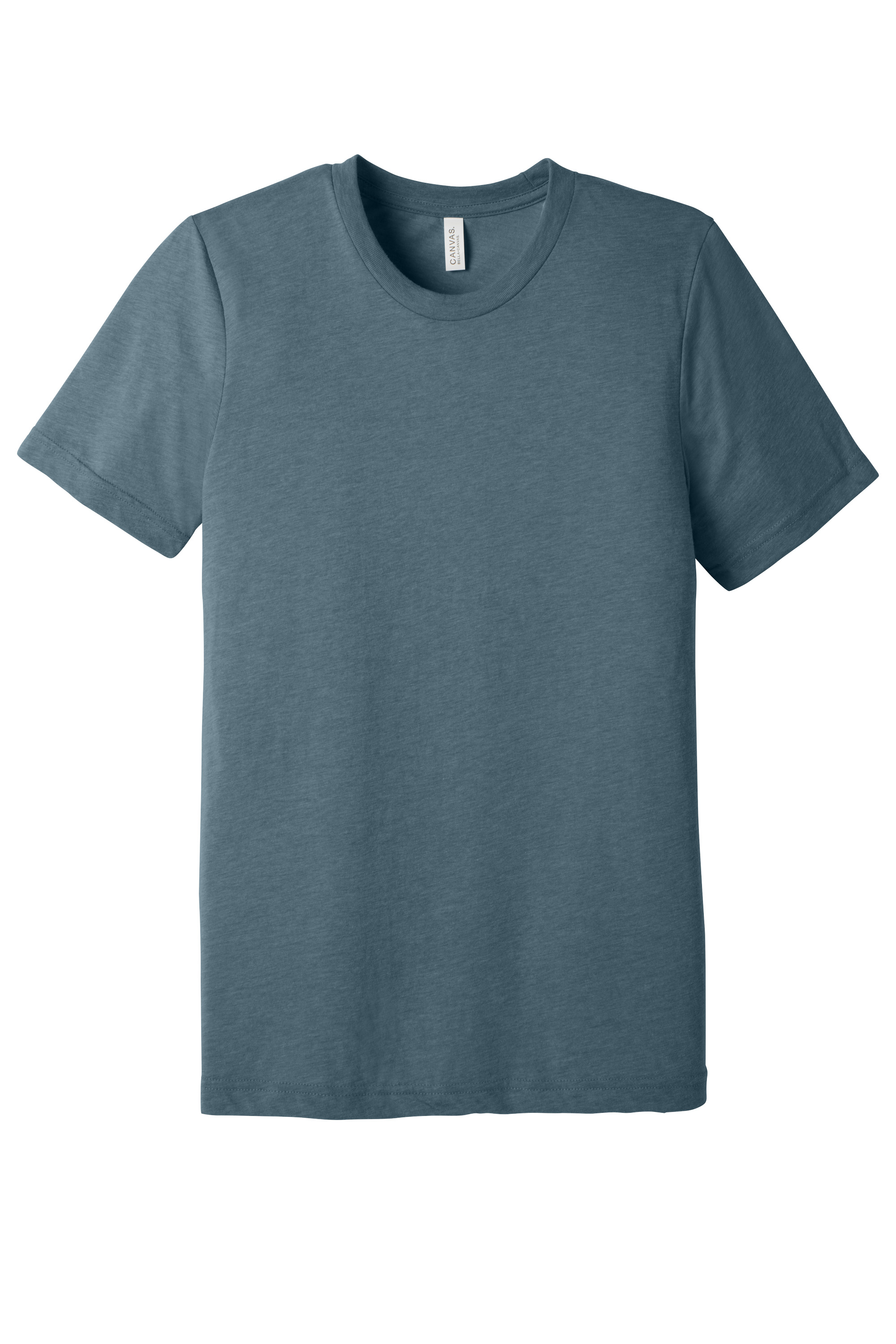 Bella+Canvas BC3413 Unisex Triblend Short Sleeve Tee – Solid Slate Triblend, 13-15 pieces, Blank