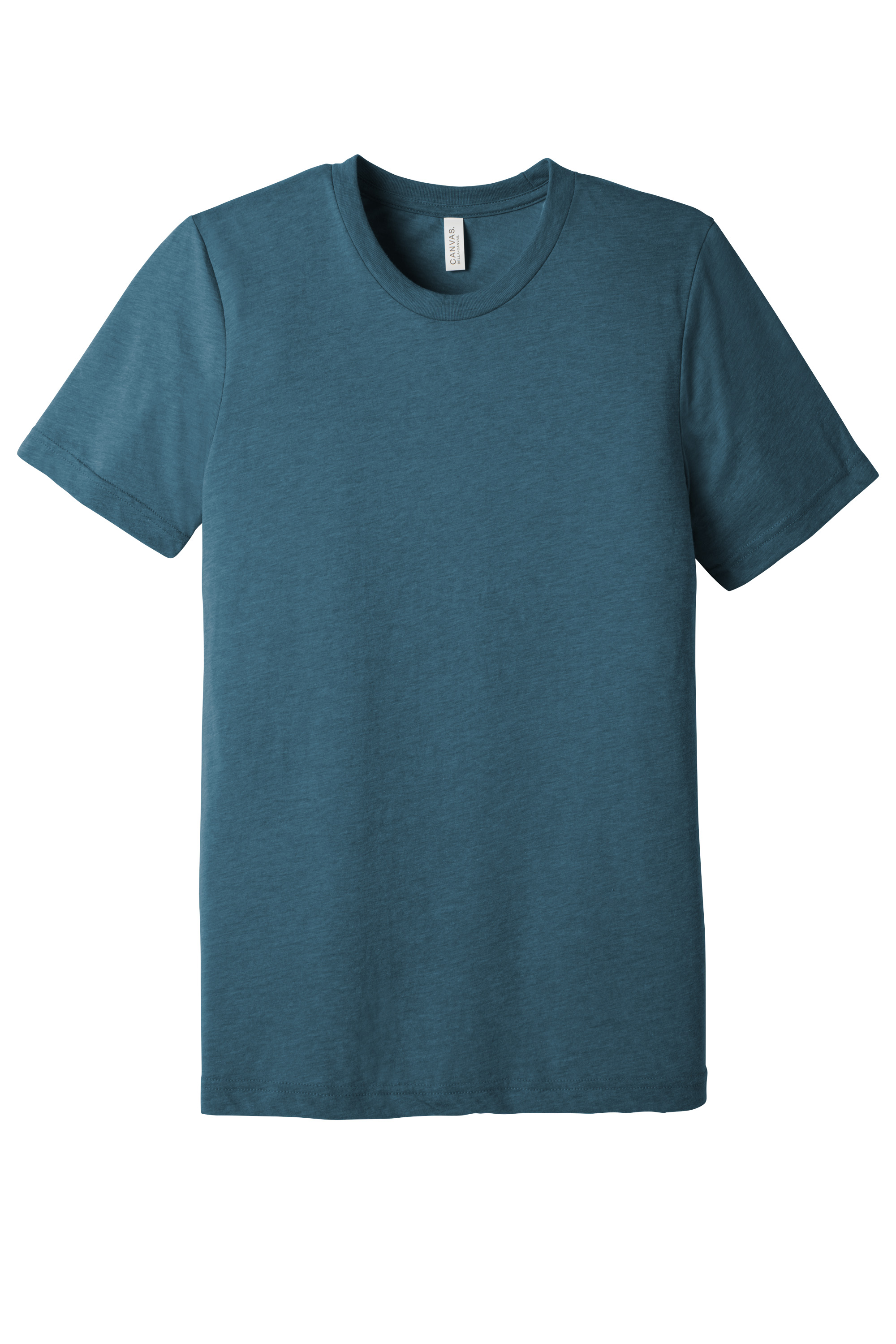 Bella+Canvas BC3413 Unisex Triblend Short Sleeve Tee – Steel Blue Triblend, 21-23 pieces, Blank
