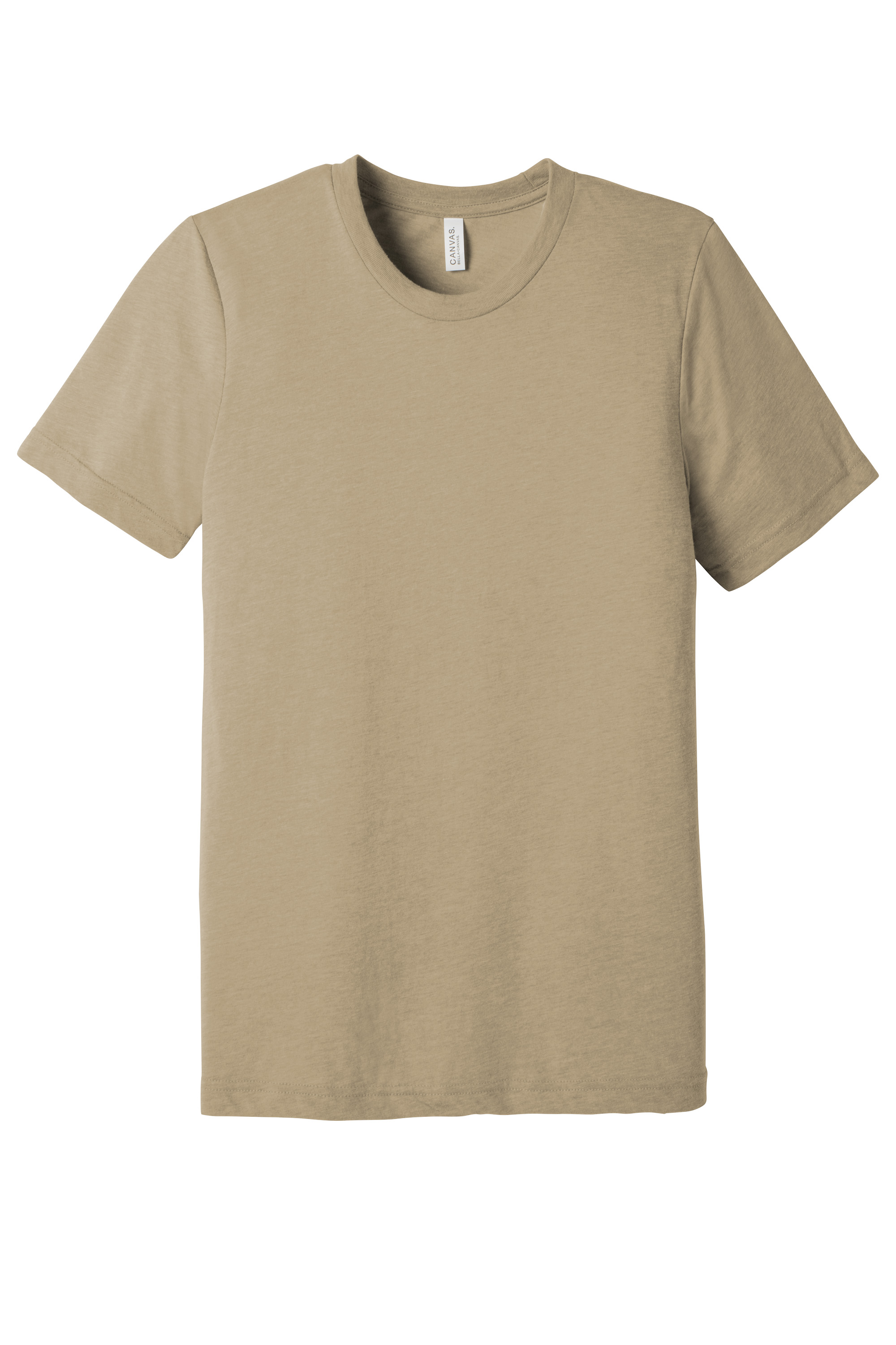 Bella+Canvas BC3413 Unisex Triblend Short Sleeve Tee – Tan Triblend, 21-23 pieces, Blank