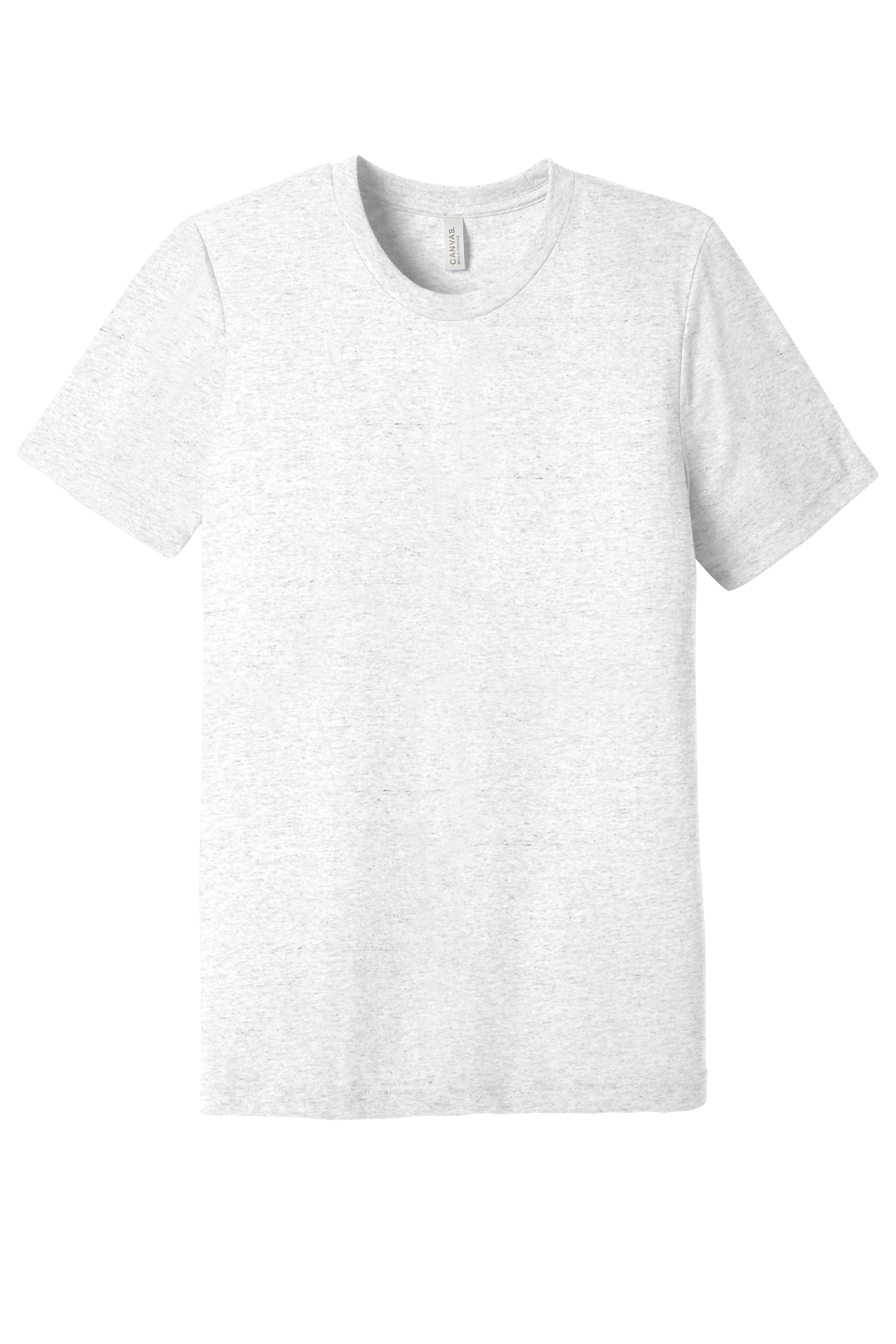 Bella+Canvas BC3413 Unisex Triblend Short Sleeve Tee – White Fleck Triblend, 9-12 pieces, Blank