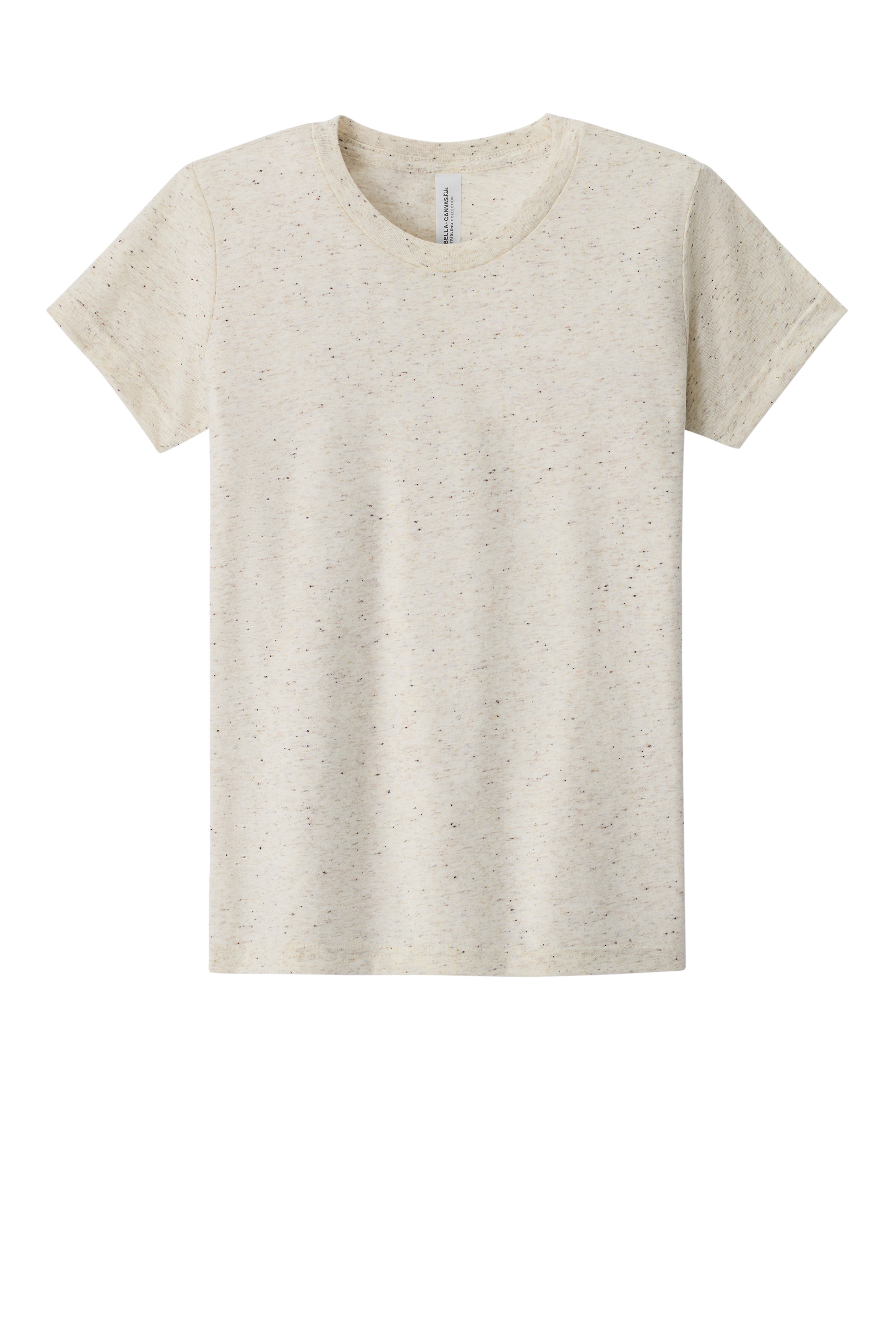 Bella+Canvas BC3413Y Youth Triblend Short Sleeve Tee – Oatmeal Triblend, 4-8 pieces, Blank