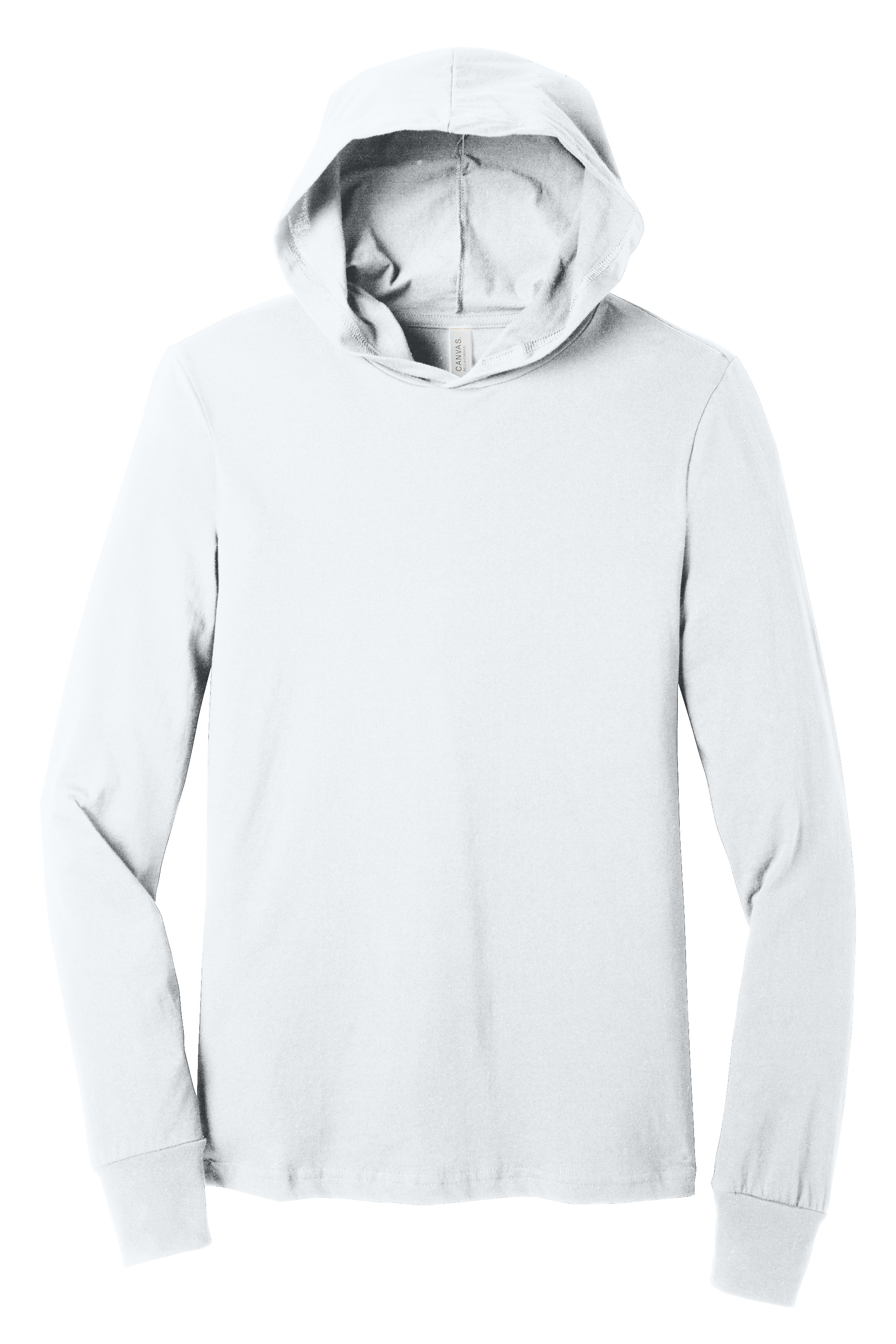 Bella+Canvas BC3512 Unisex Jersey Long Sleeve Tee – White, Custom Qty, Blank