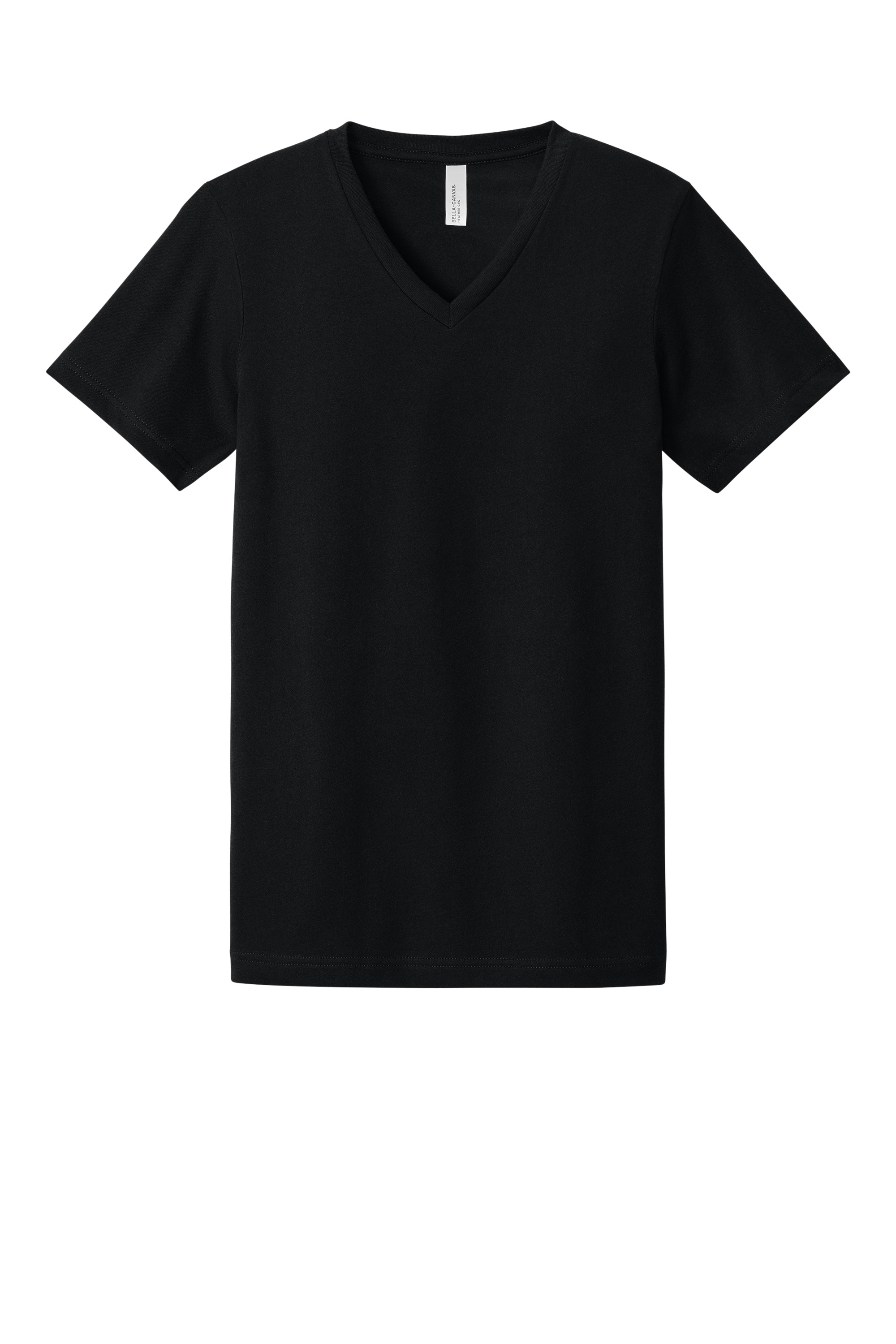 Bella+Canvas BC3005CVC Unisex Heather CVC V-Neck Tee – Solid Dark Blend, 1-3 pieces, Blank