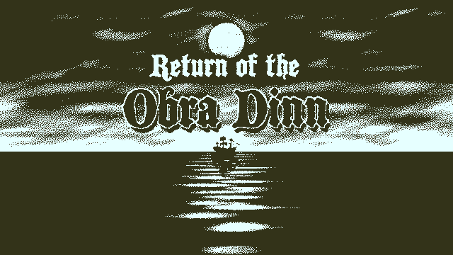 Rendering analysis: Return of the Obra Dinn