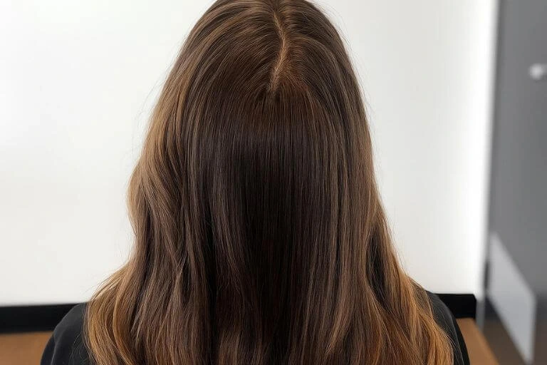 After hair restoration