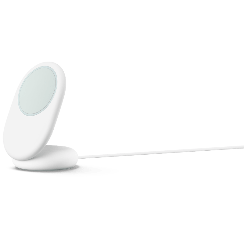 Google Pixelsnap -laturi jalustalla