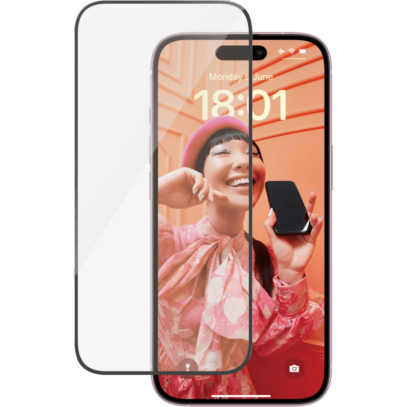PanzerGlass Ultra-Wide -näytönsuojalasi iPhone 15 -puhelimelle