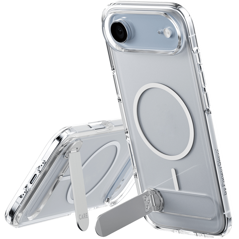 Care by PanzerGlass Kickstand MagSafe -suojakuori Apple iPhone Air -puhelimelle