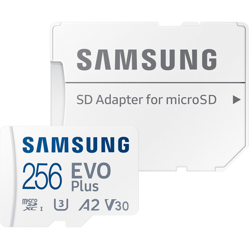 Samsung MicroSD EVO Plus -muistikortti, 256 Gt