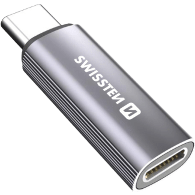 Swissten USB-C (uros) - Lightning (naaras) -adapteri