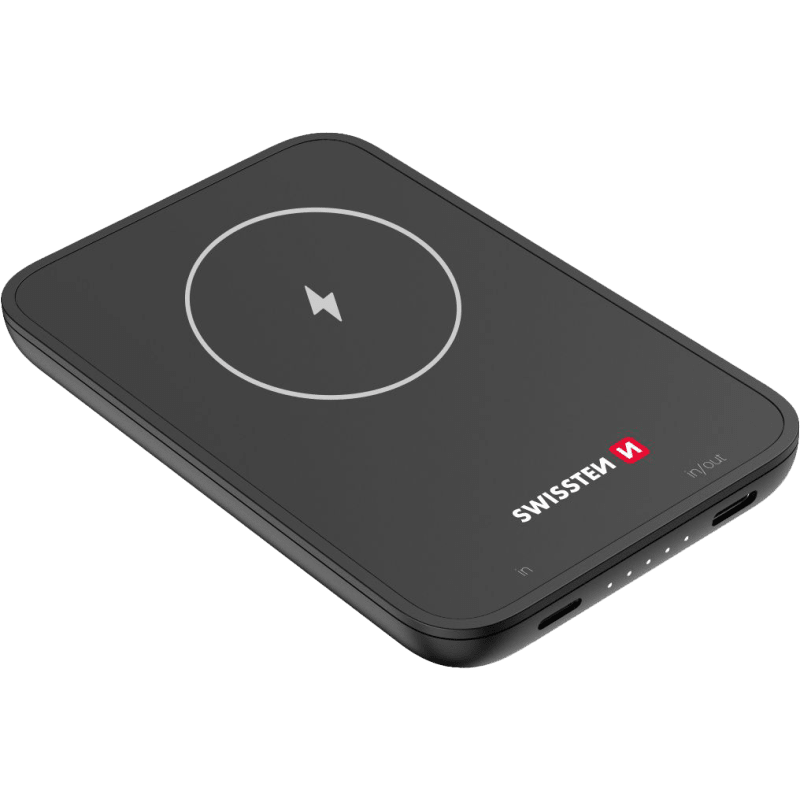 Swissten Power Bank MagSafe -varavirtalähde 5000 mAh