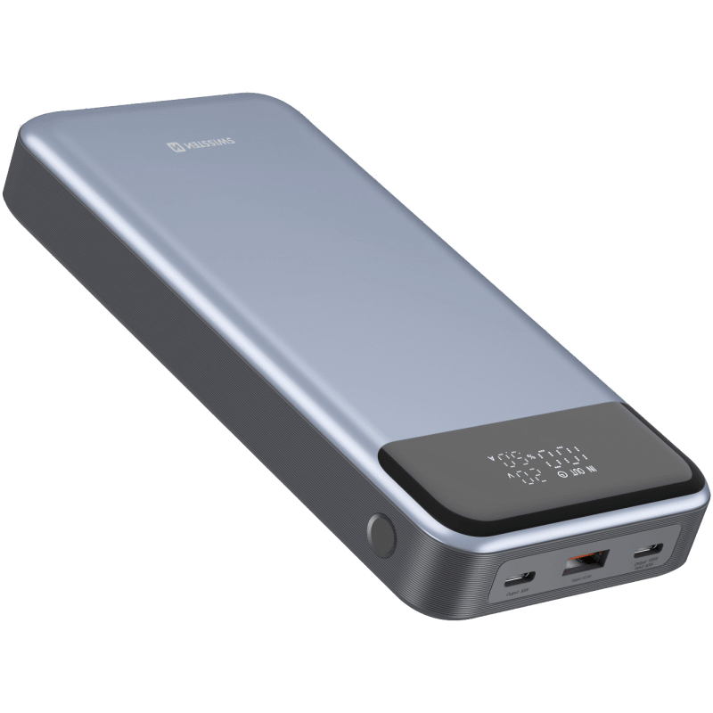 Swissten Power Bank -varavirtalähde 30 000 mAh (133 W)