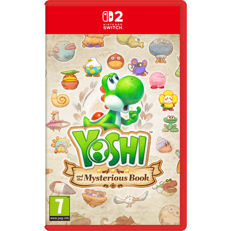 Yoshi and the Mysterious Book -peli Nintendo Switch 2 -pelikonsolille