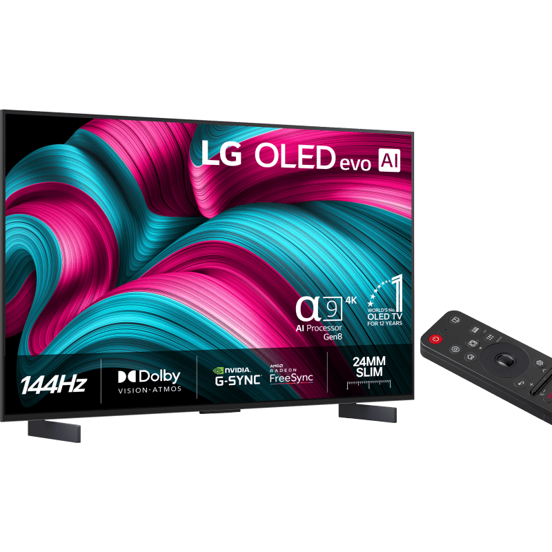 LG OLED evo AI C5 4K Smart TV (2025), 42"