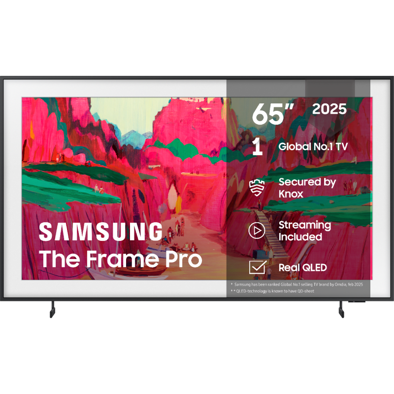 Samsung The Frame Pro 4K Neo QLED Edge Mini LED Smart TV (2025), 65"