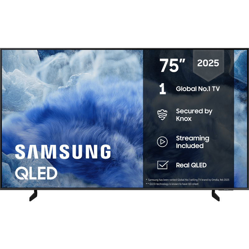 Samsung QLED 4K Smart TV (2025) Q8FA, 75"