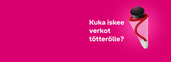 Kuvituskuva maalista, joka vääntyy tötterölle.