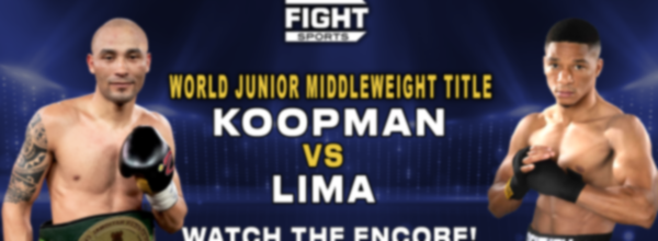 Koopman vs Lima Encore FIGHT SPORTS -kanavalla lokakuussa 2025