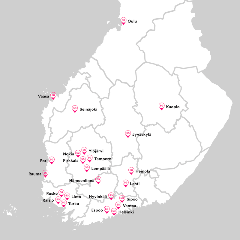 Top 44+ imagen dna 5g verkko kartta