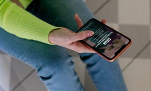 The prepaid app on a phone