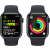 Apple Watch Series 9 (GPS 41 mm), Keskiyönsininen alumiinikuori ja urheiluranneke (S/M)