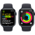 Apple Watch Series 9 (GPS 45 mm), Keskiyönsininen alumiinikuori ja urheiluranneke (M/L)